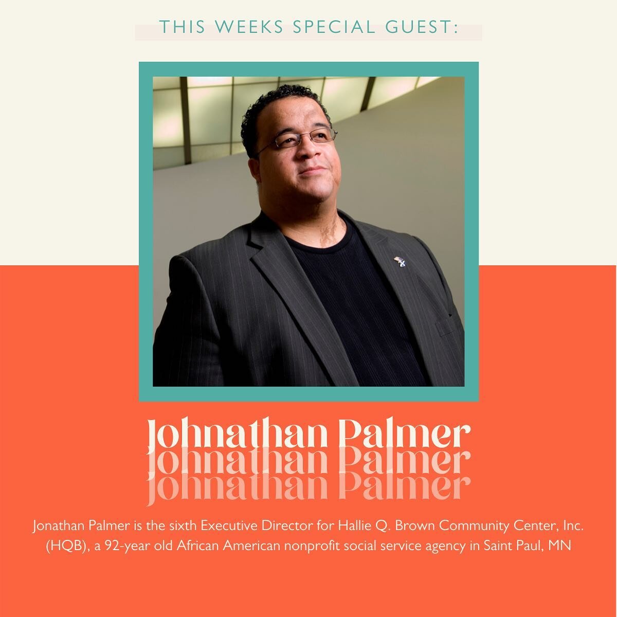 Welcome to Episode 6 of @redefiningvolunteerism, Nourishing the City. 

Today we have Jonathan Palmer joining us. Jonathan is the Executive Director of @hallieqbrownctr, a 92-year old African American nonprofit social service agency in Saint Paul, MN