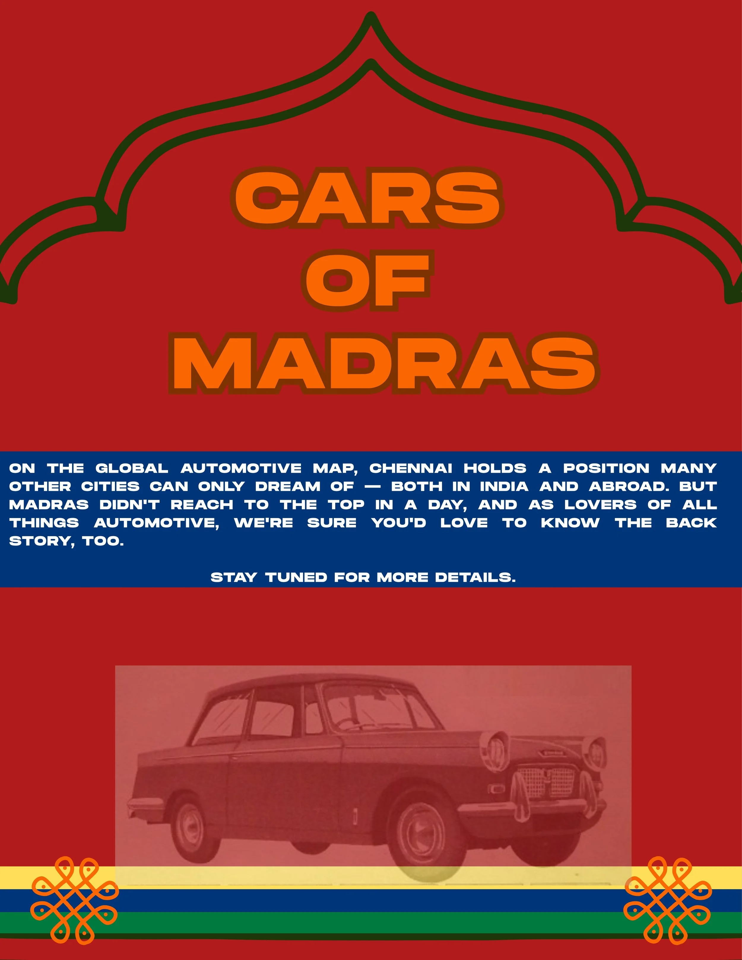 Cars of Madras by The Car Cult