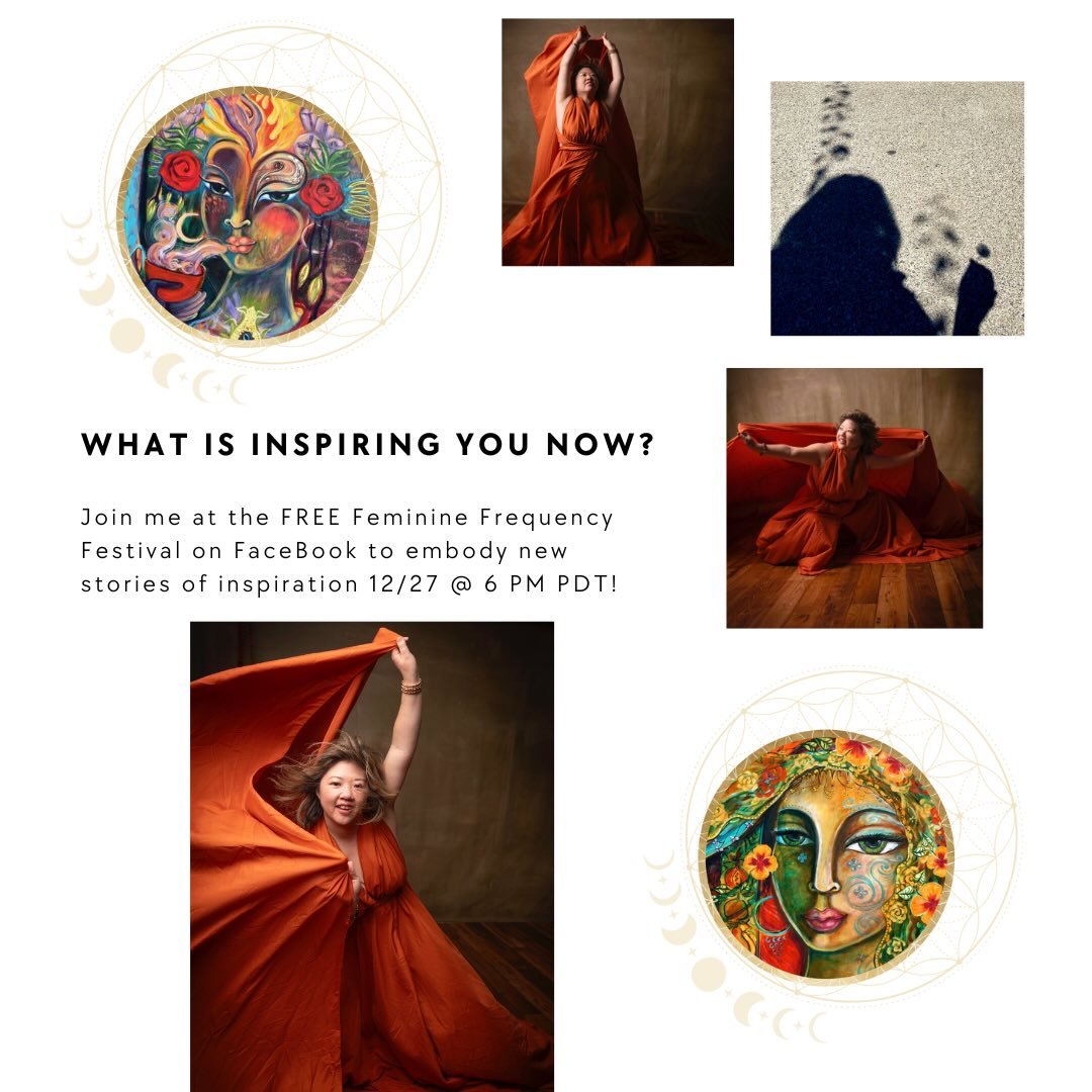 Hello friends, I am back in the Feminine Frequency Festival: A FREE global gathering of women light leaders to present a mini-workshop called &ldquo;Embodying Stories: Inspiration&rdquo;!

Winter Solstice invites us into stillness, the place where in