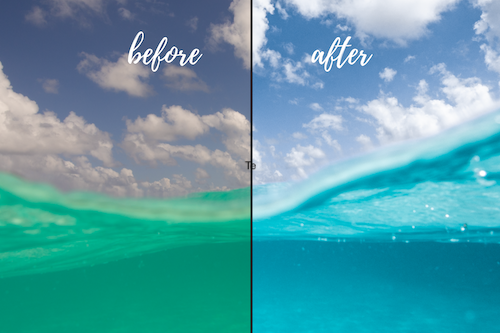 Underwater Lightroom presets before and after Maldives collection-1.png