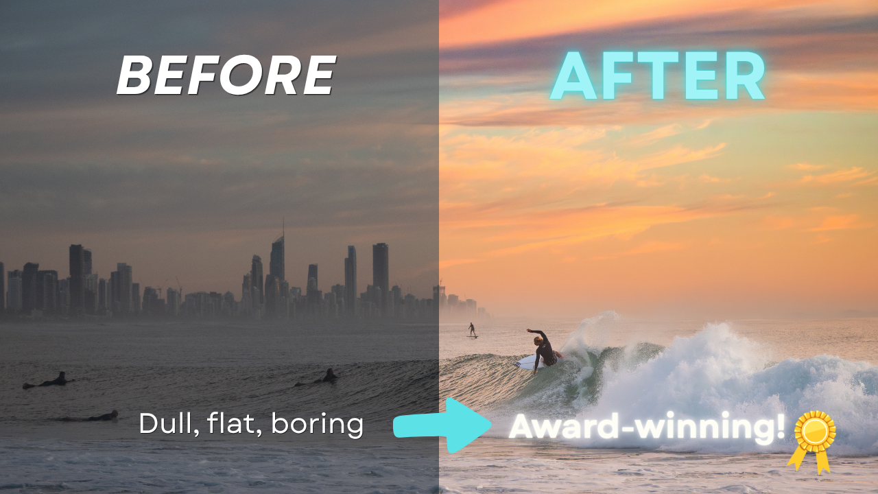 How I turned this raw photo into an award-winning image