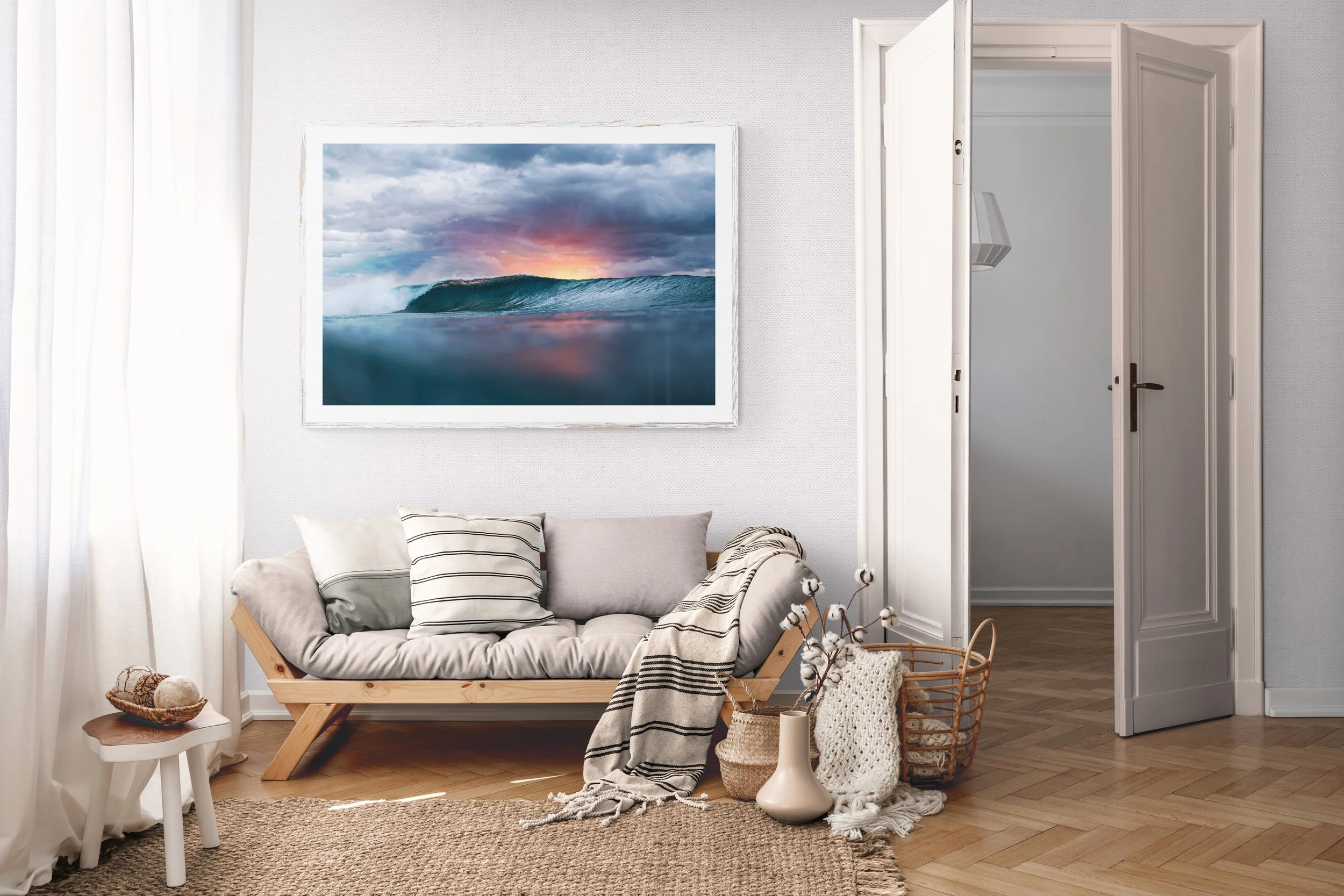 Sunrise Fire_ocean sunrise photography print.jpg