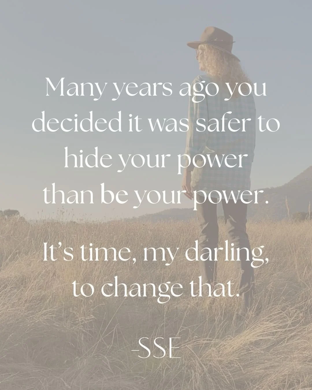 The world is changing rapidly and it is reshaping the way we live and belong in the world.

I believe the courageous and wise women in their midlife, who are willing to speak up &amp; do things differently, will lead our communities into a new world 