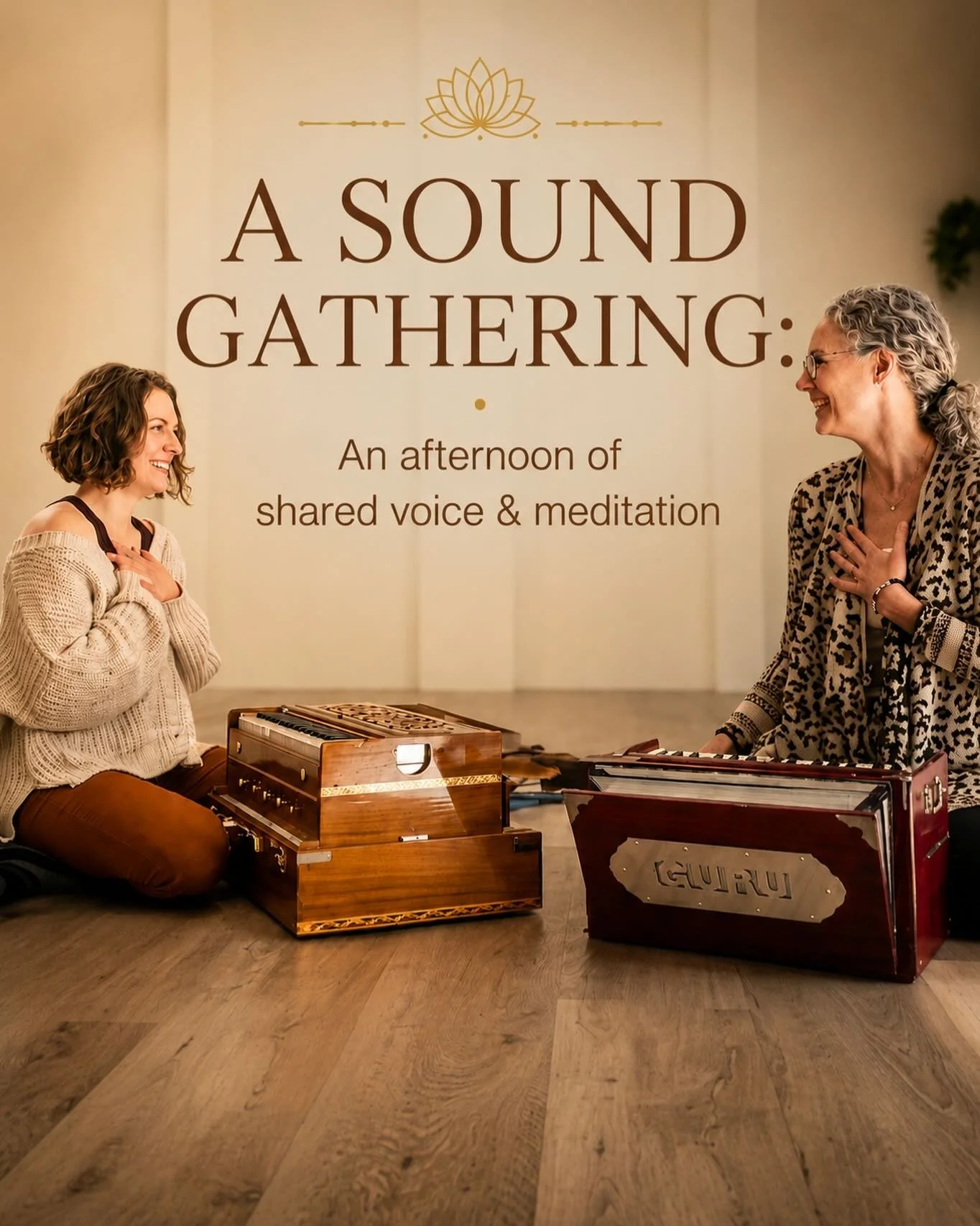 💛 Sound Gathering with Erin &amp; Sharon 💛 An afternoon of shared voice and meditation

Sat 8 August, 2pm to 4pm
Private home in eastern suburbs, Melbourne.

There is a beautiful wisdom found when reconnecting with your voice.

Singing, chanting &a