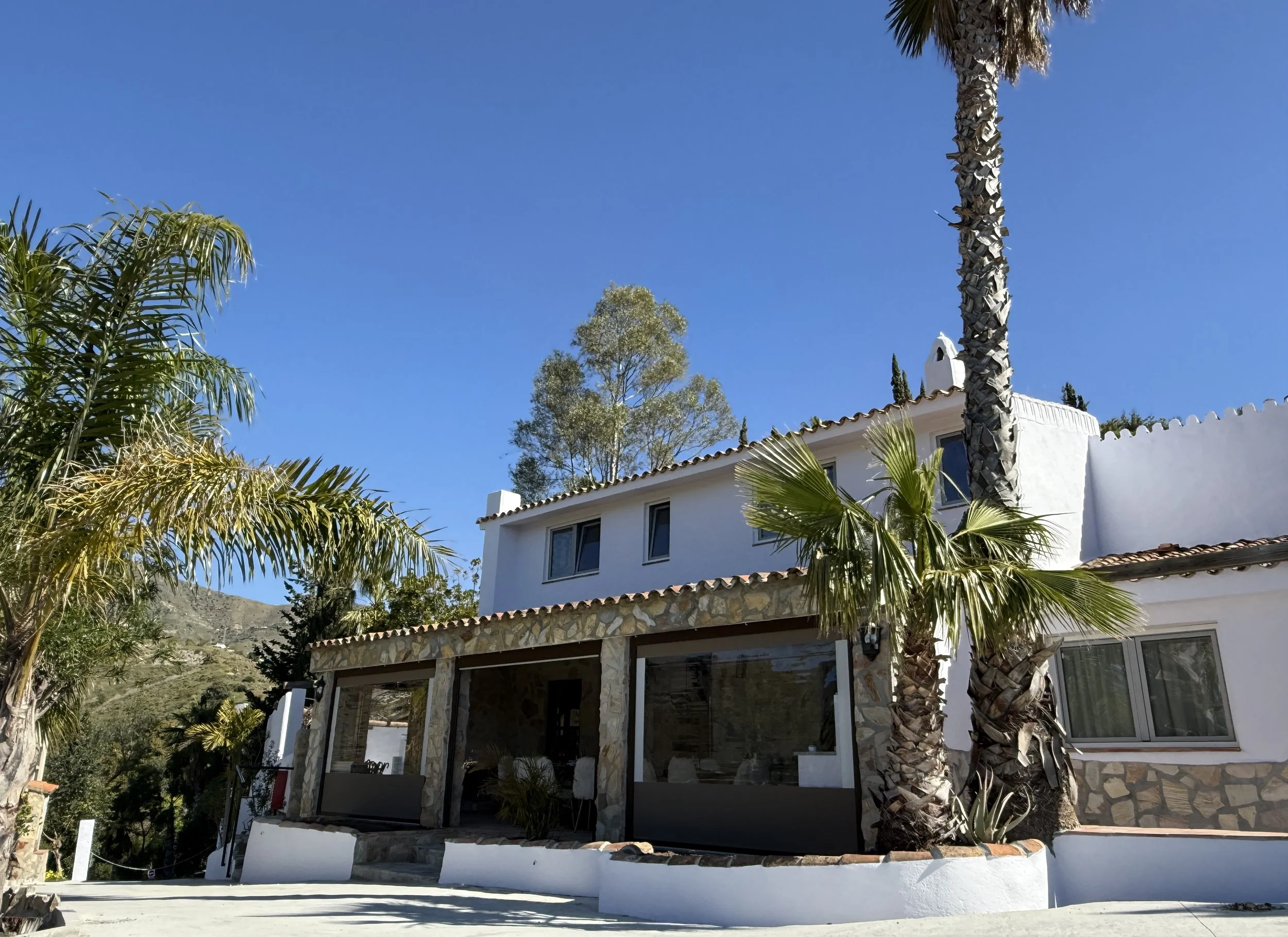 front of Finca Indigo exterior