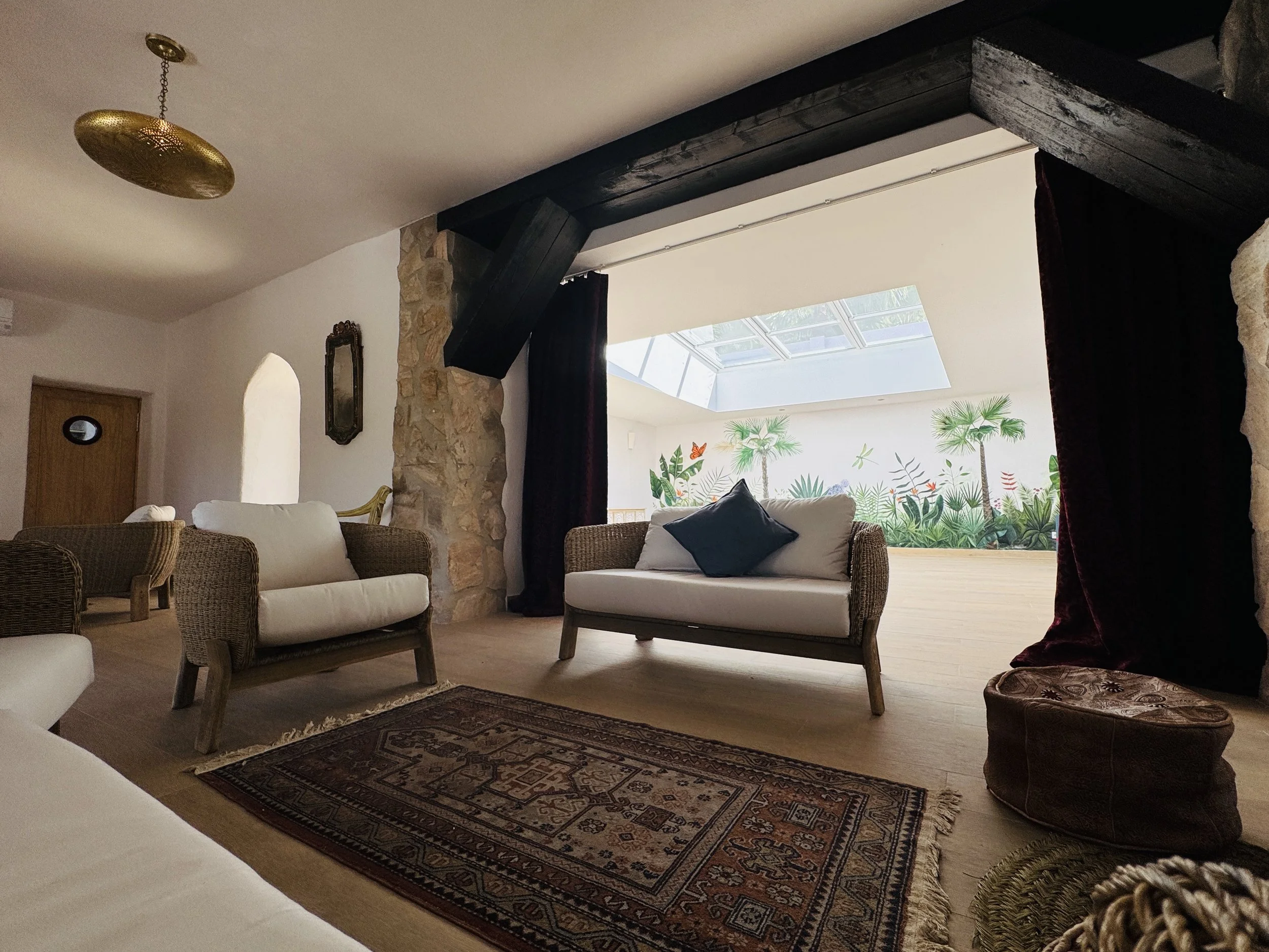 living room finca indigo