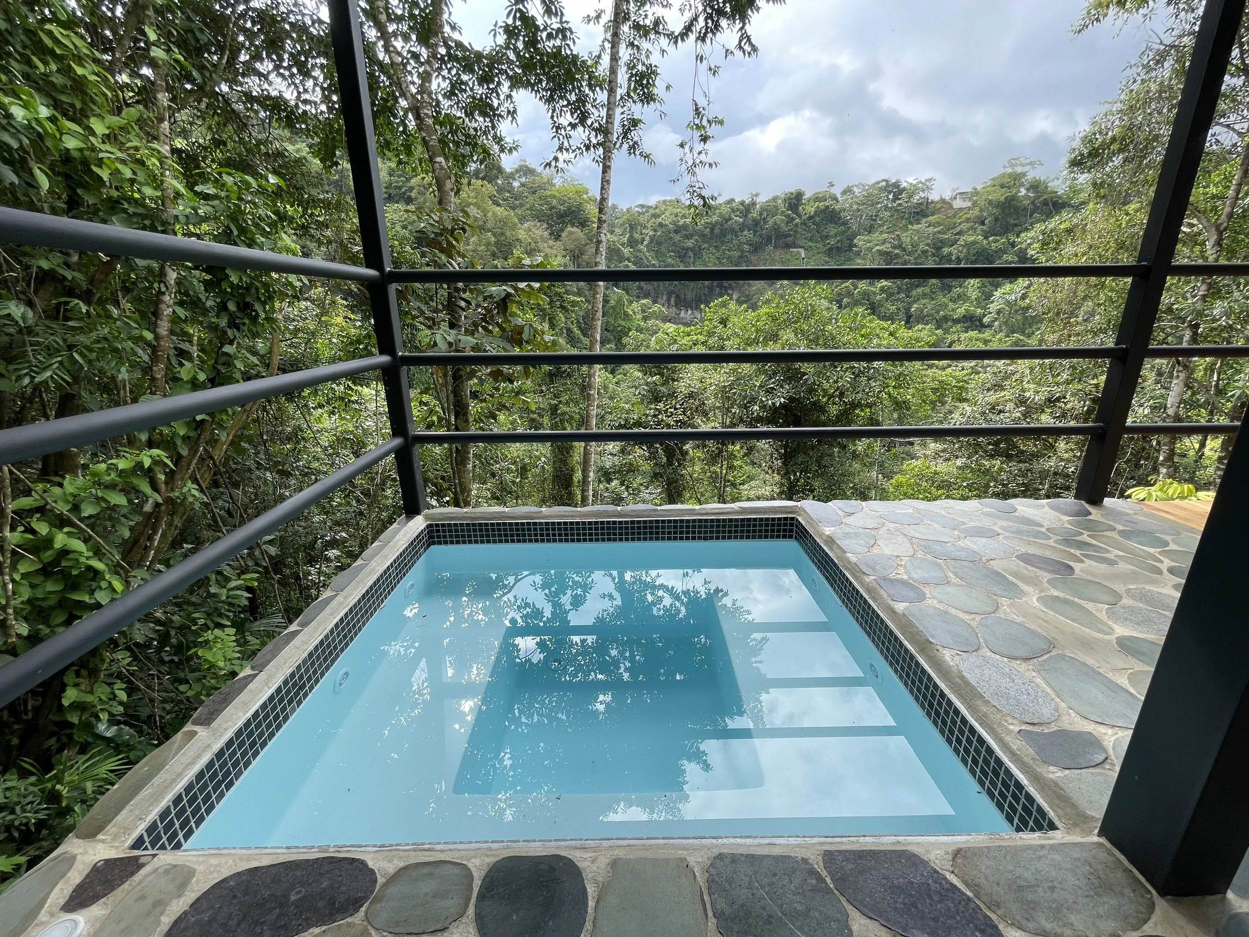 pool in rainforest costa rica lodge
