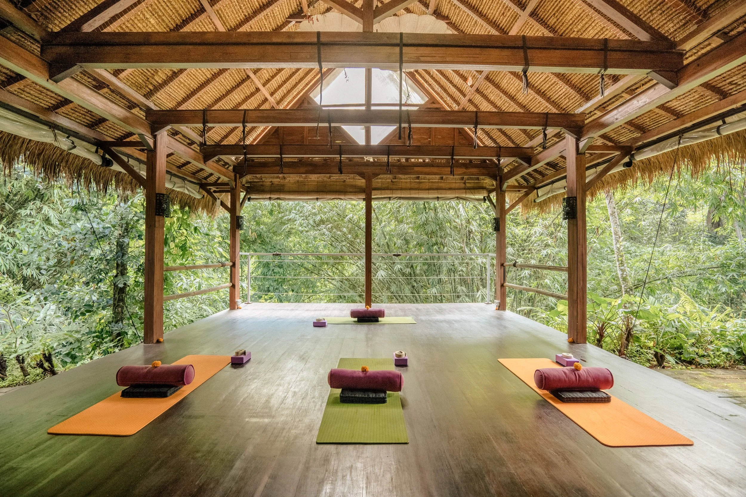 Yoga Shala in Bali retreat centre.