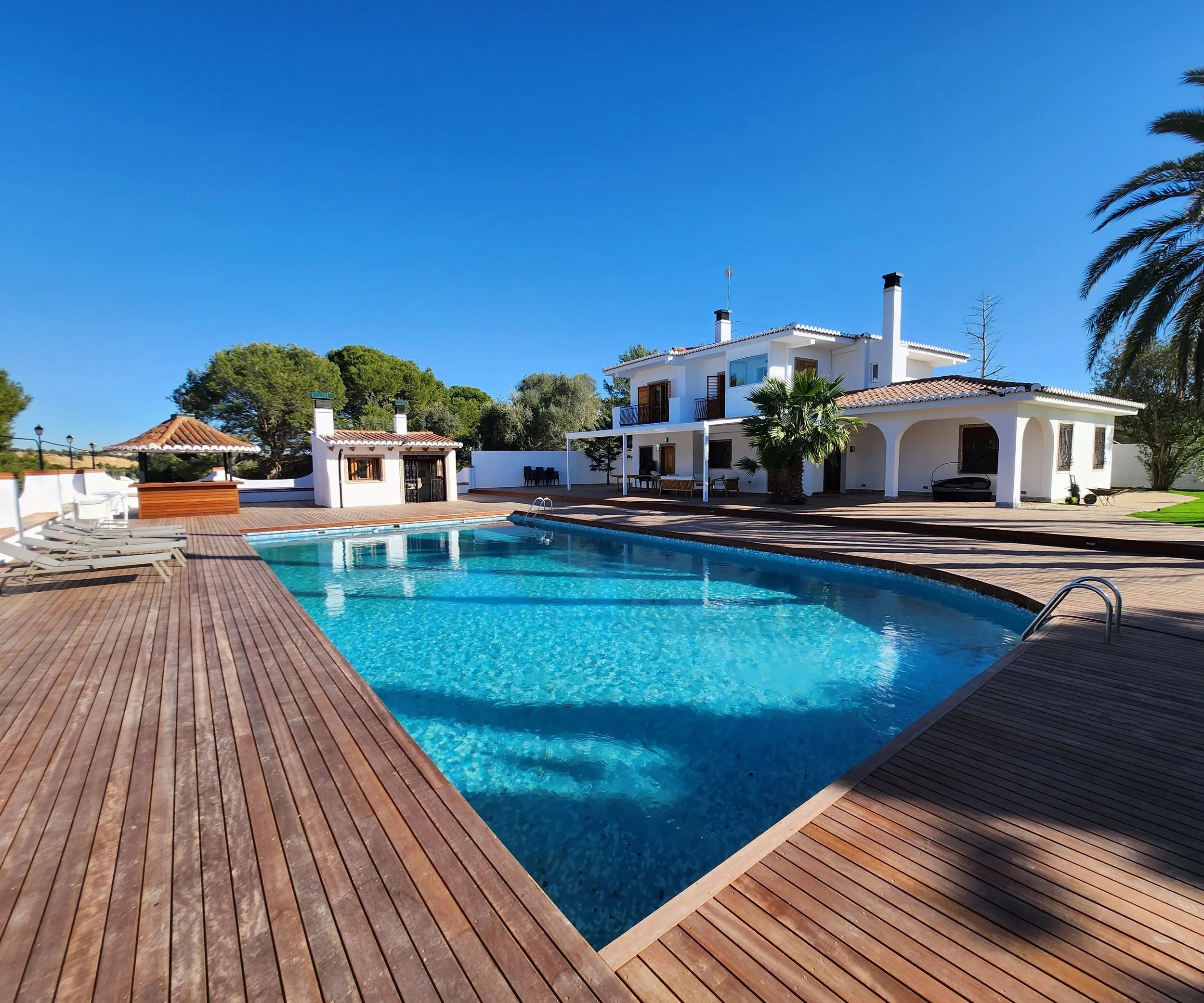 Pool view from villa valencia