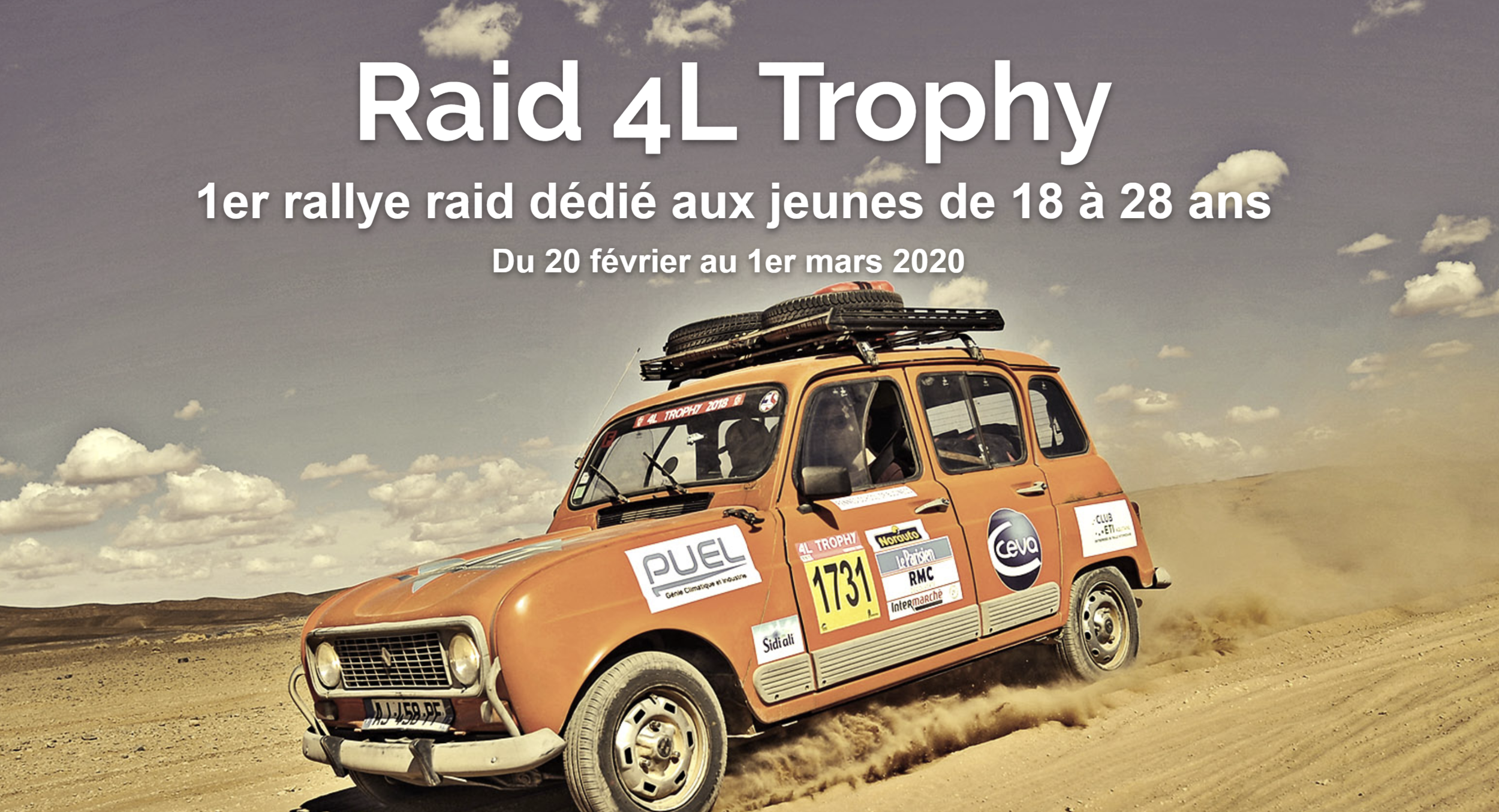 Village départ du 4L Trophy