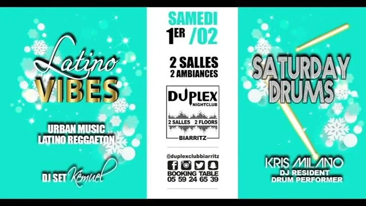 Saturday Drums Vs Latin Vibes