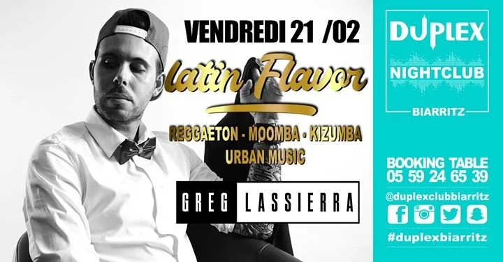 Greg Lassierra - urban and latino DJ Guest à Biarritz