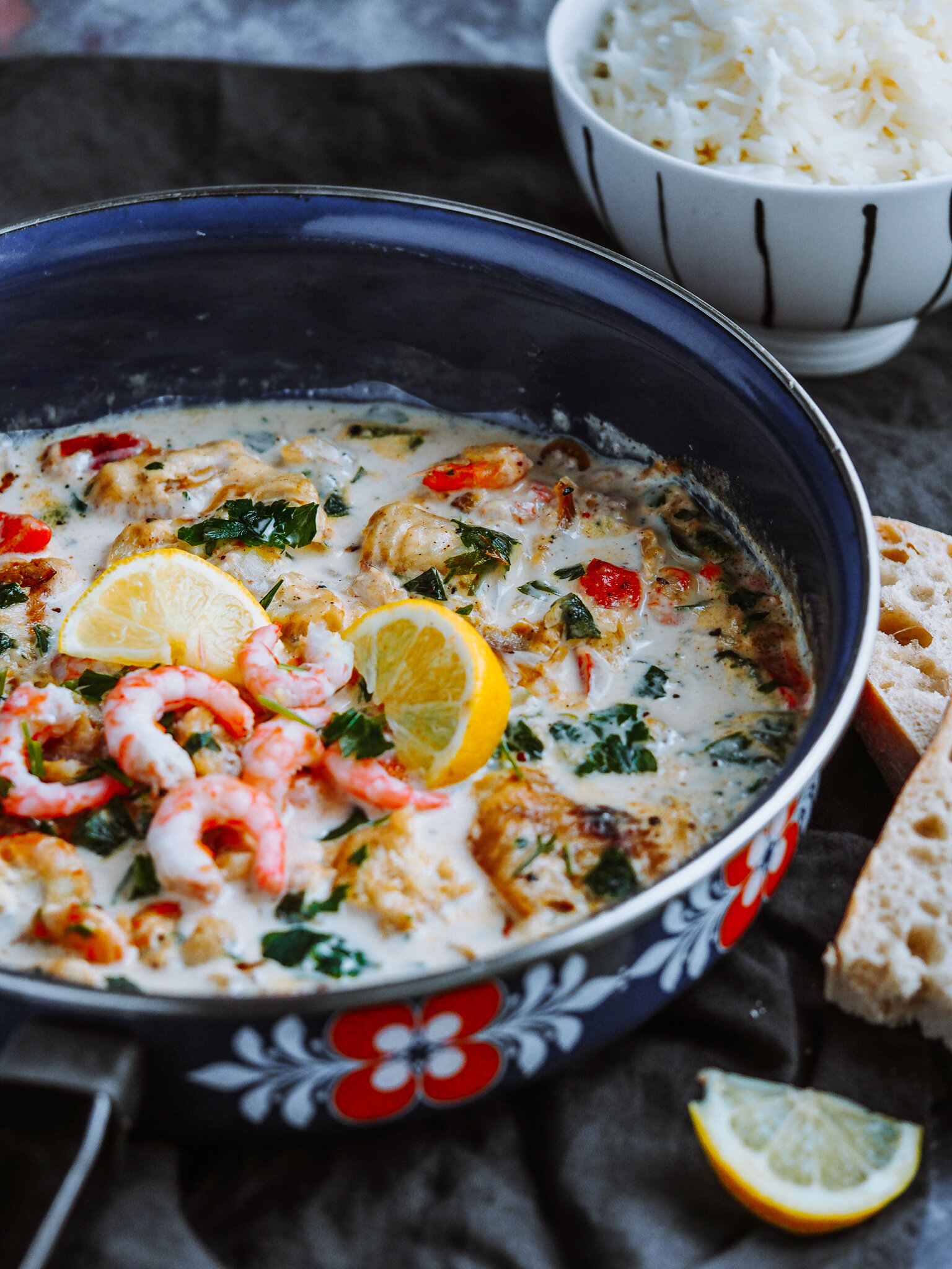 Fish Stew with Shrimps, Parsley and Lemon — 100 Kitchen Stories