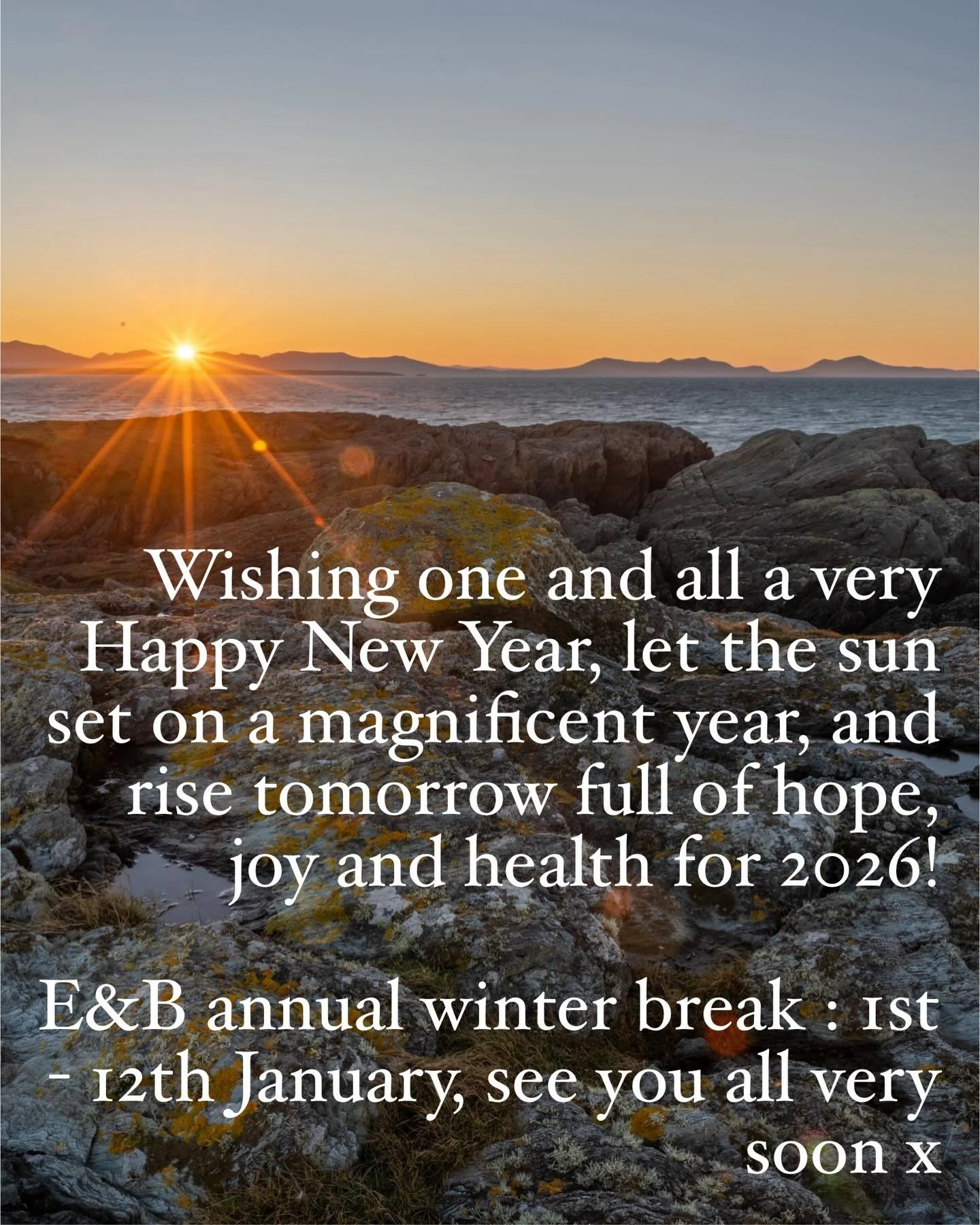 2025, you have been magnificent - thank you to all who made it! 

#evattbullockco #backsoon #forepicureans