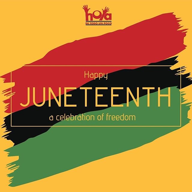 Happy Juneteenth!
&bull;
On this day 155 years ago a celebration conquered this world. This celebration is in regards to the emancipation of enslaved people in the United States since the official date June 19, 1865.
&bull;
To all who didn&rsquo;t kn