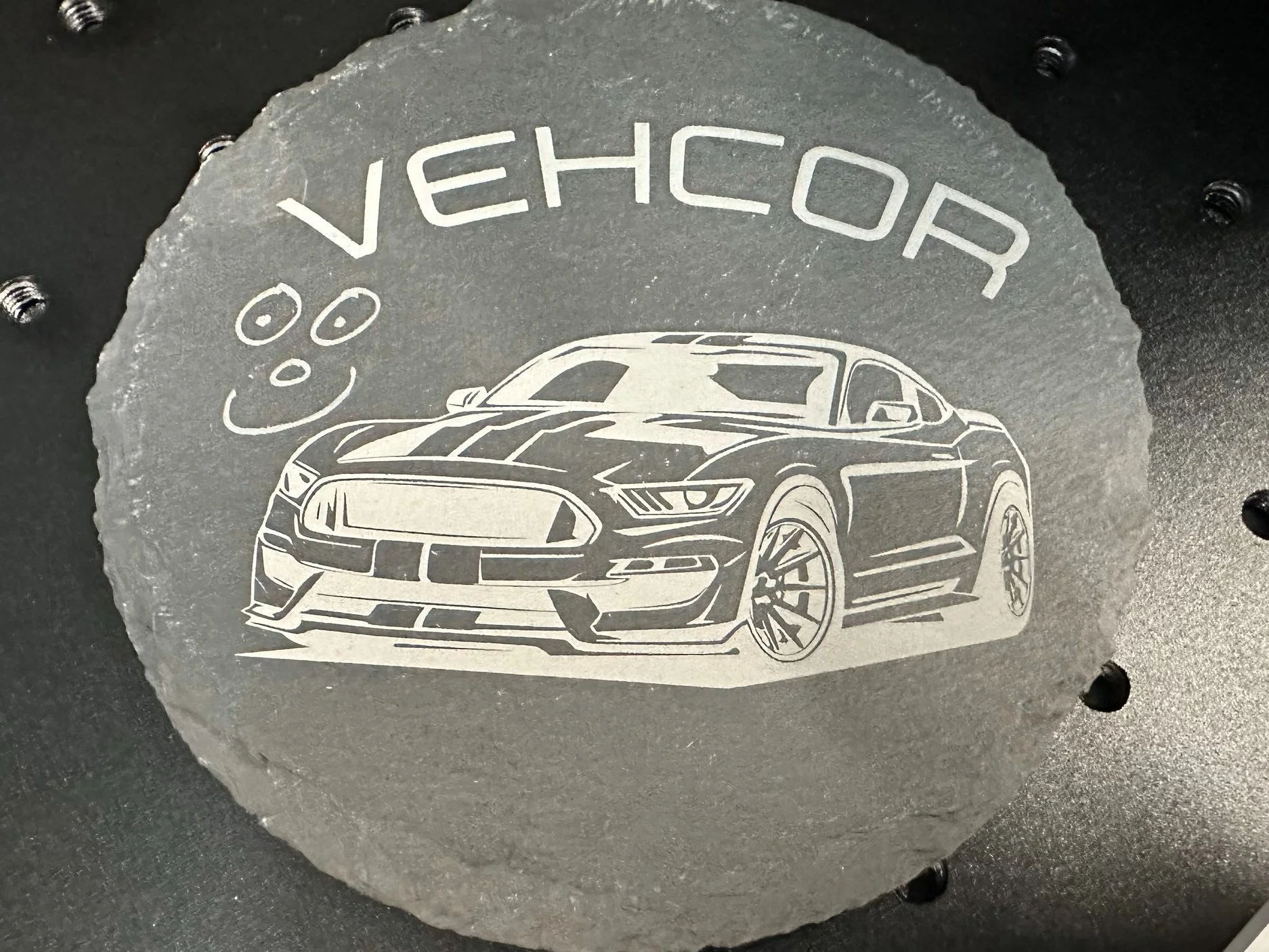 Vehcor Mustang Mr. Spotty coasters (set of 4)