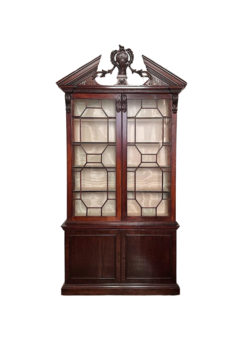 18th Century Georgian Irish Mahogany Bookcase
