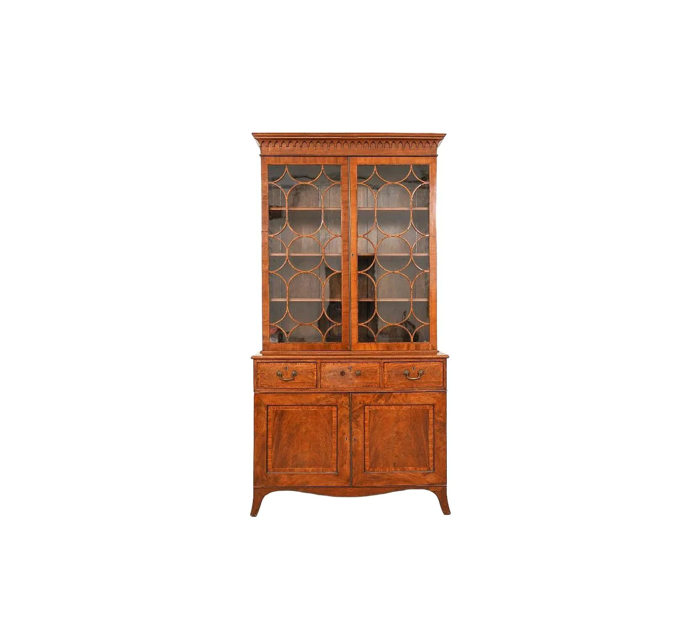 19th Century George III Mahogany Servants Secretary
