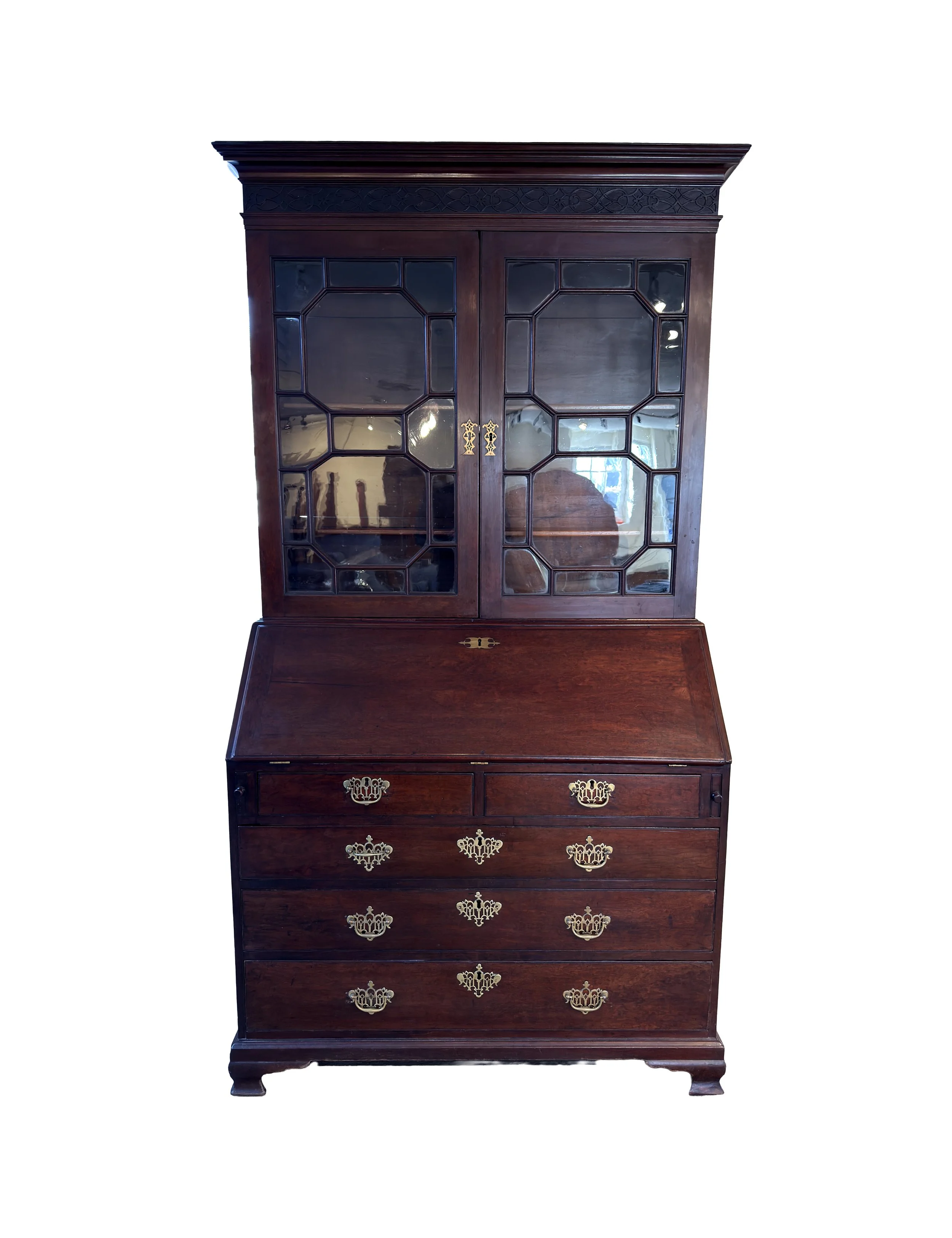 18th Century George III Secretary Bookcase
