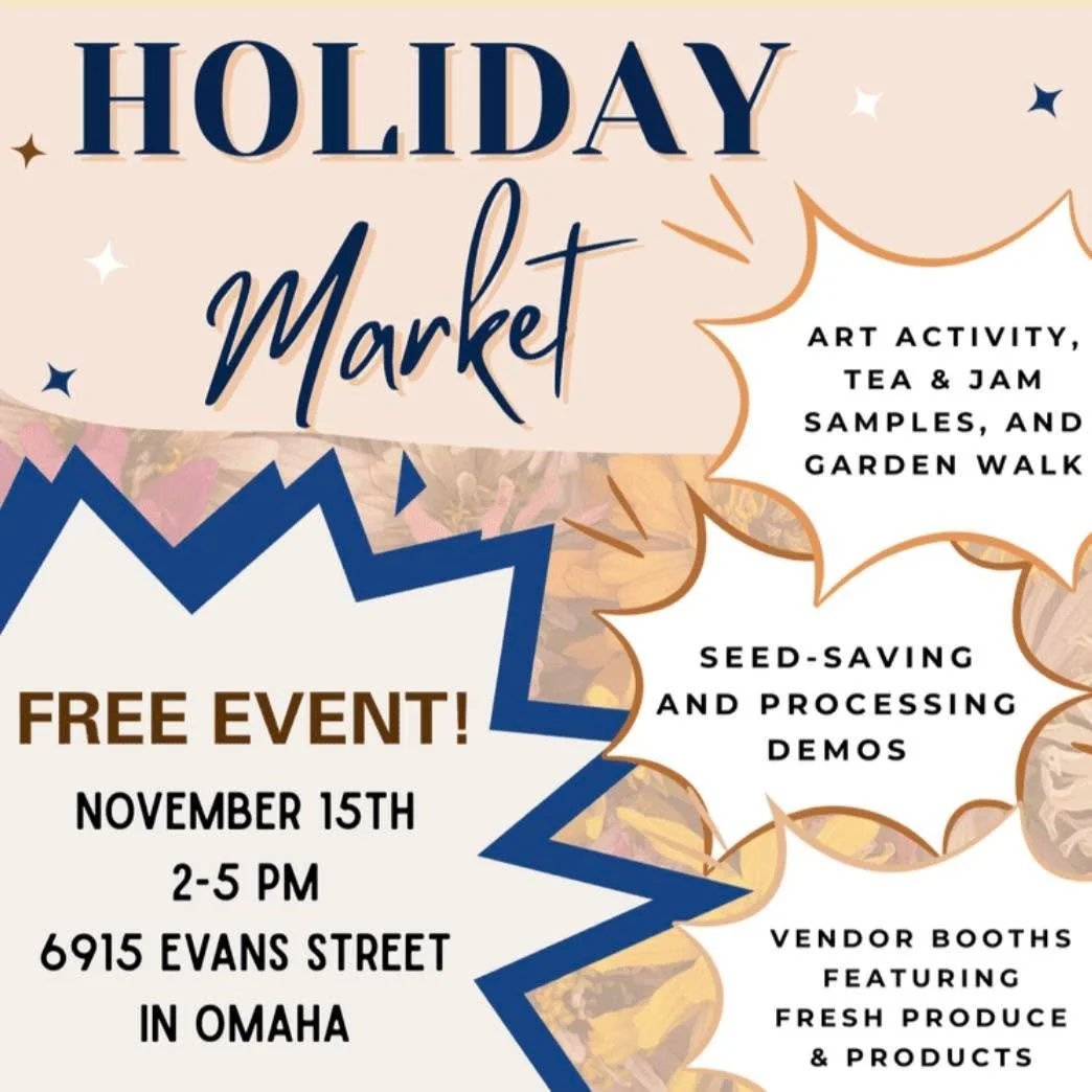 YOU&rsquo;RE INVITED 🎉 

Our final 2025 event is next month&mdash;BIG shout-out &amp; thanks to biggardenomaha for hosting seed-saving &amp; processing demos! 
All seeds collected will be donated to blazingstar_coop &amp; milkweed.matters 🌺

Can&rs