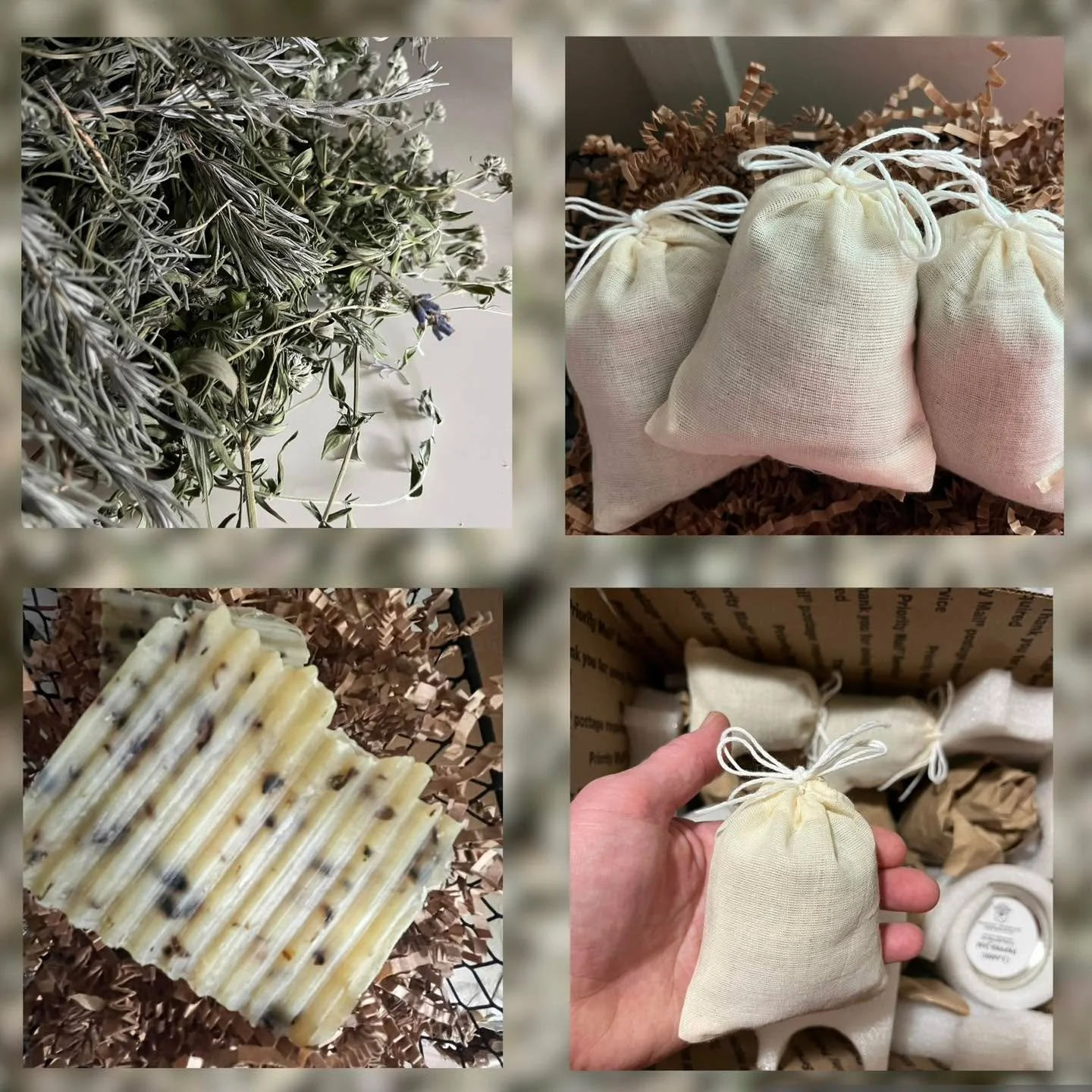 You are allowed to have only 3 herbs to use for the rest of eternity.  Which ones make the cut? 🌿 🤔

➡️ Fresh restock of Flower Sachets; this year&rsquo;s are packed w/ blended Lavender, Mountain Mint, Sage and Basil herbs &amp; flowers

➡️ *NEW* &