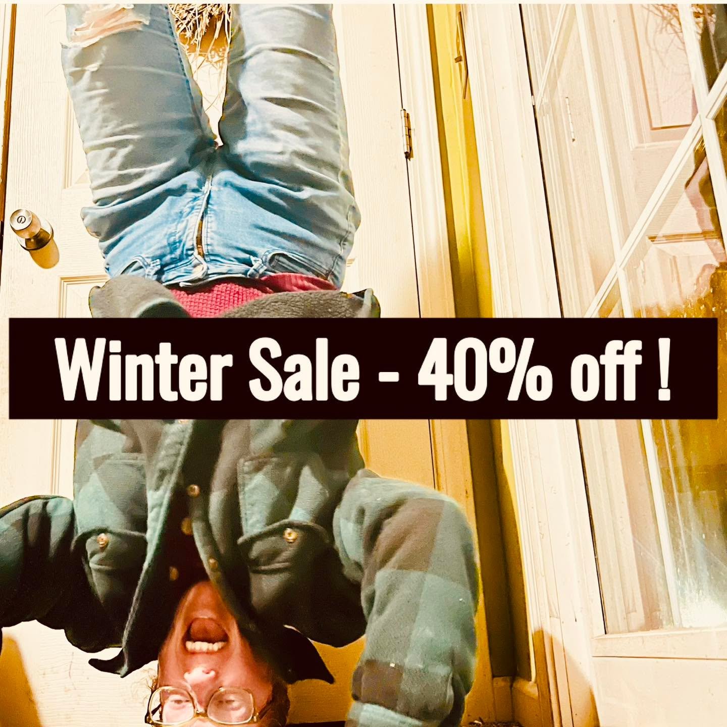 Benson Bounty's co-owner &amp; operator, Michelle, is headed into her 40th year as we roll out the 5th annual winter sale in our online shop 🥳 🔥🕯️🍑🍎 

To celebrate the milestones, we doubled our traditional January special offer - thank you for 