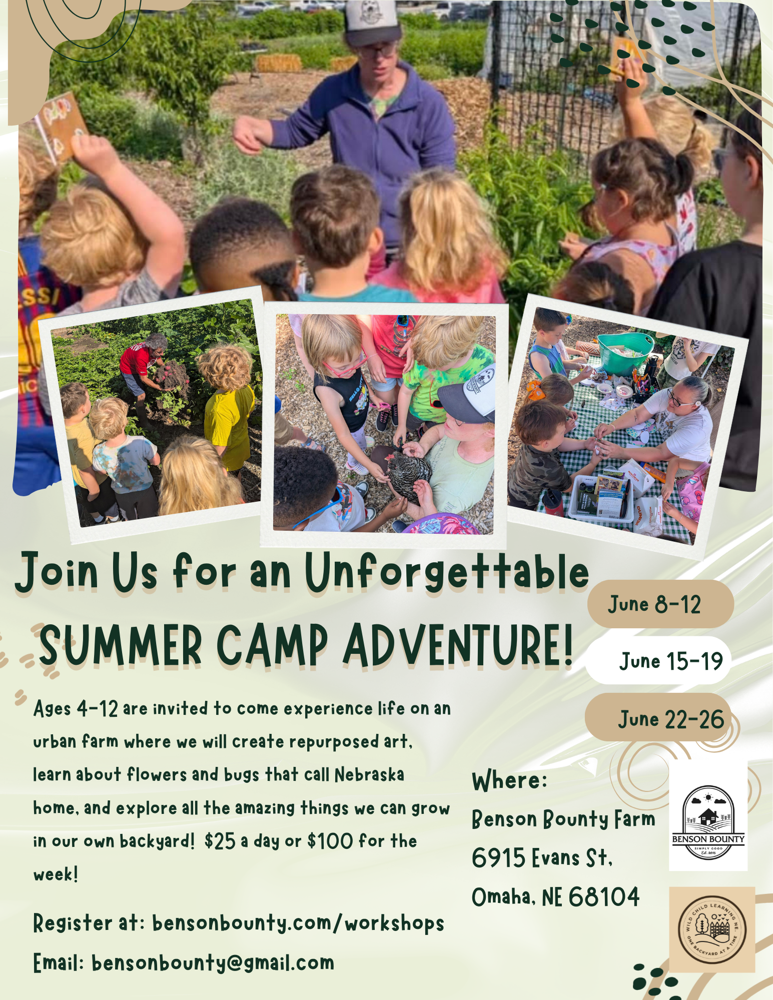 Youth Summer Camp: June 8-12