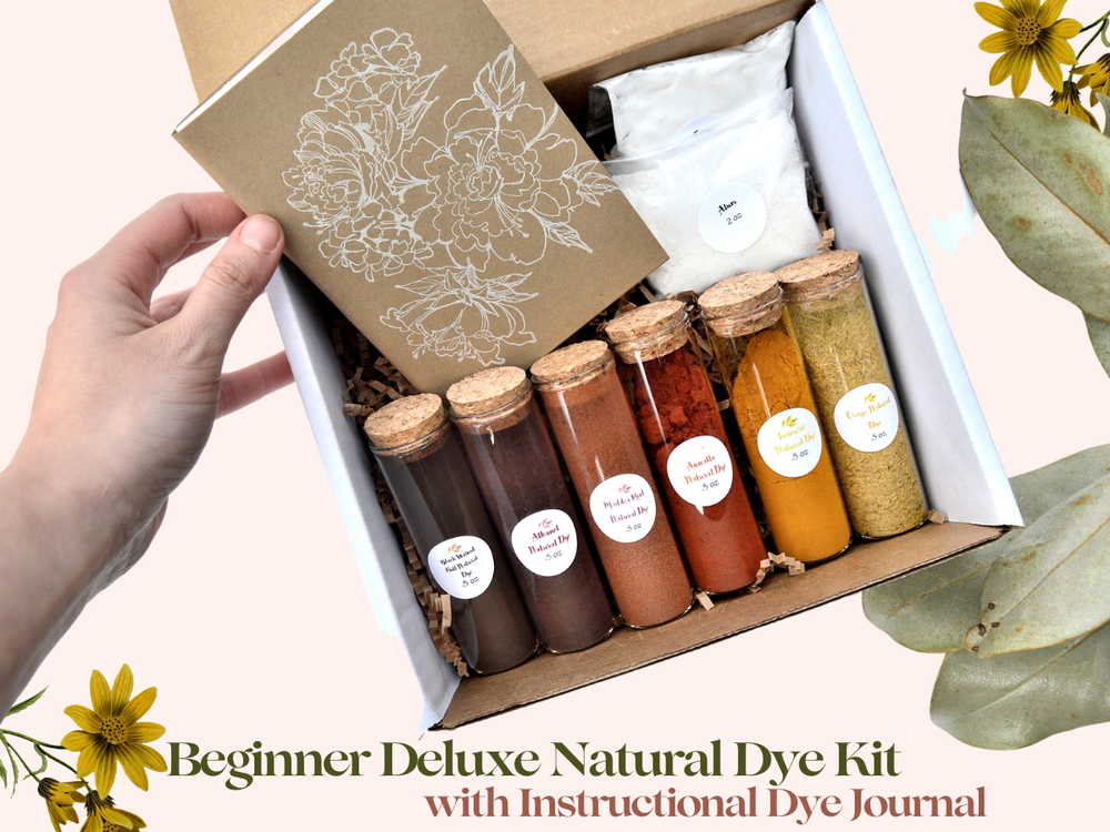 Deluxe Natural Dye Kit for Protein Fibers, Best Beginner Natural