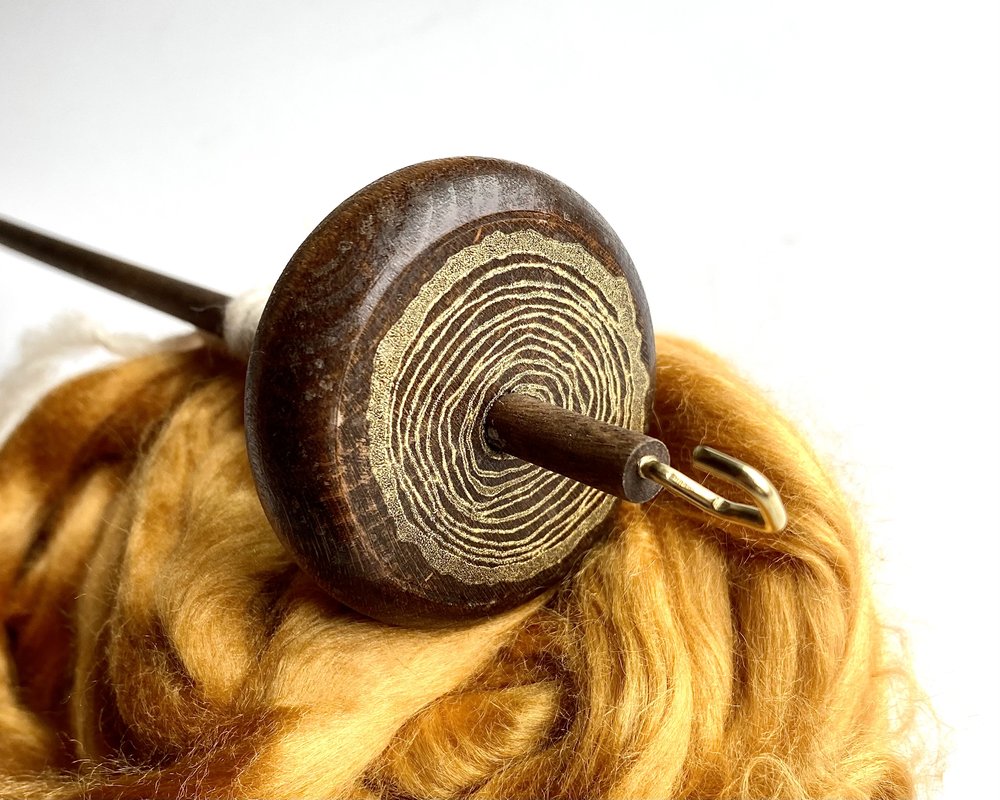 Heidifeathers® Drop Spindle - FSC Wooden Spindles, Top Whorl Hand Spinning  Wool