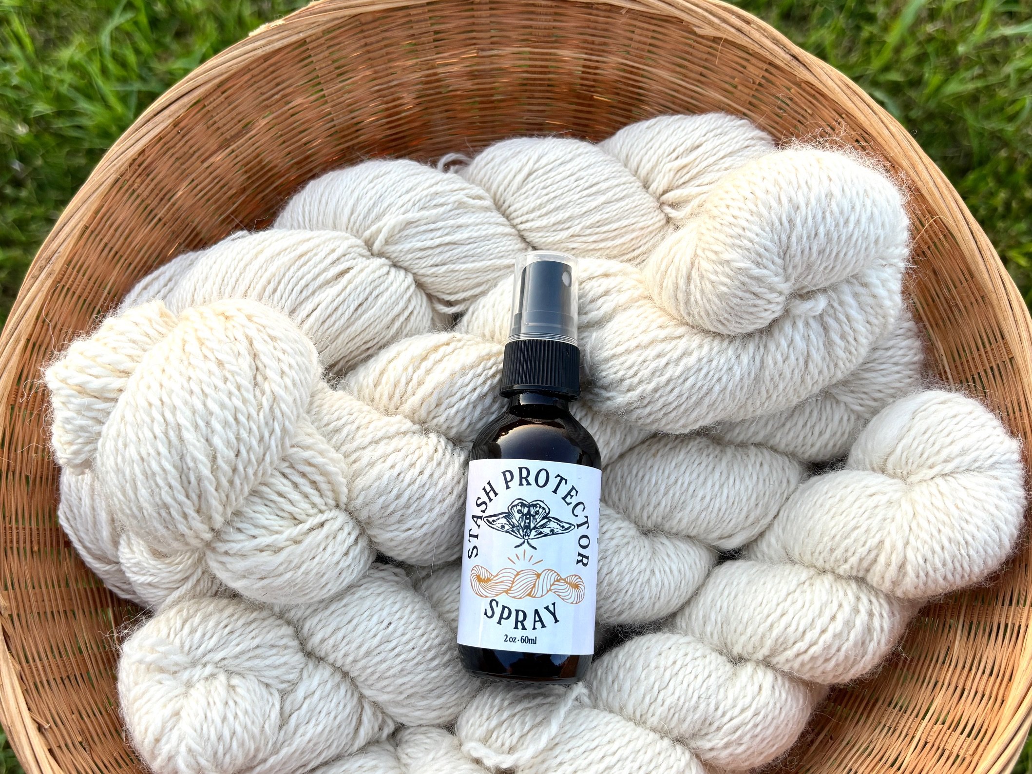 Stash Protector Spray, Potent All Natural Small Batch Handcrafted Insect Repellent Spray and Wool Freshener