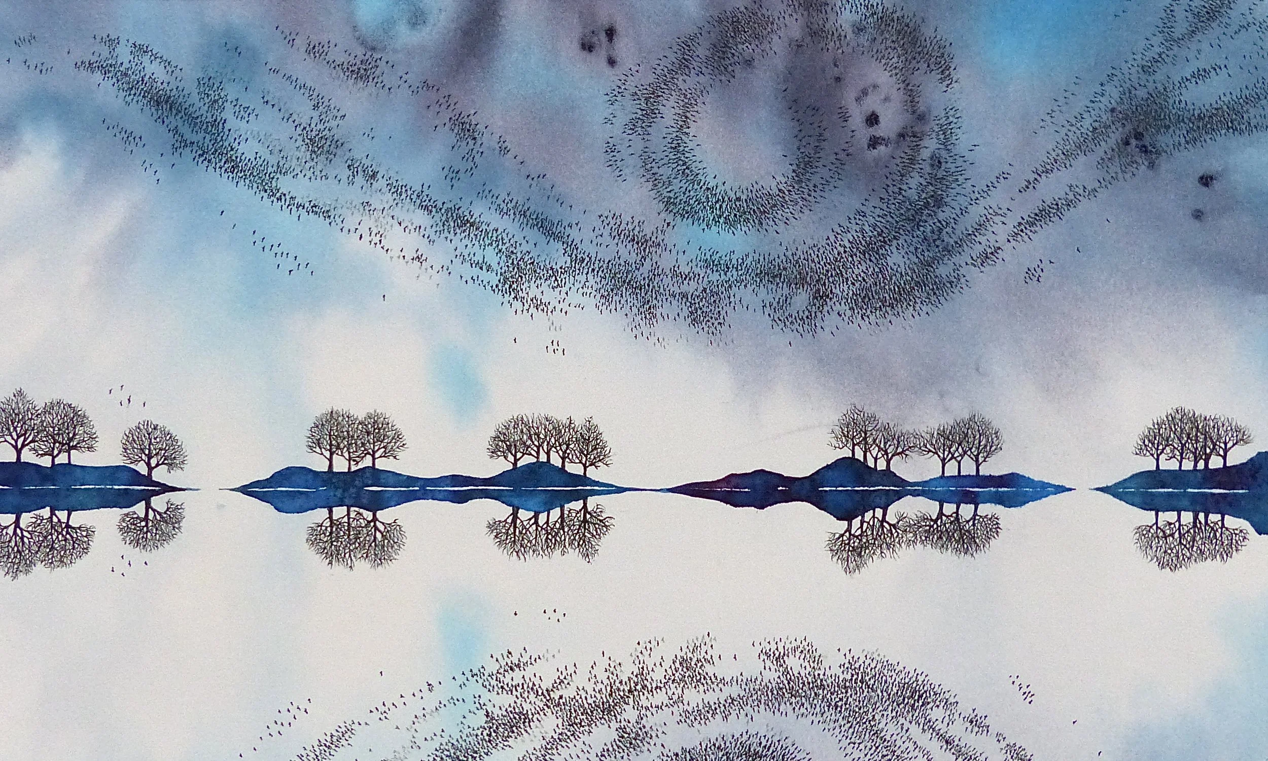 A Furl of Starlings II