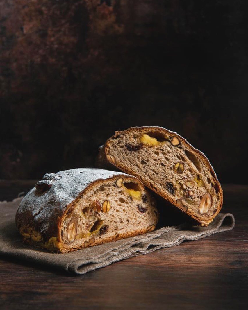 Our Stollen is here! A Christmas fruity bread of nuts, marzipan and spices (Weihnachtsstollen) 

Avatar out shops and online as from today 🎄