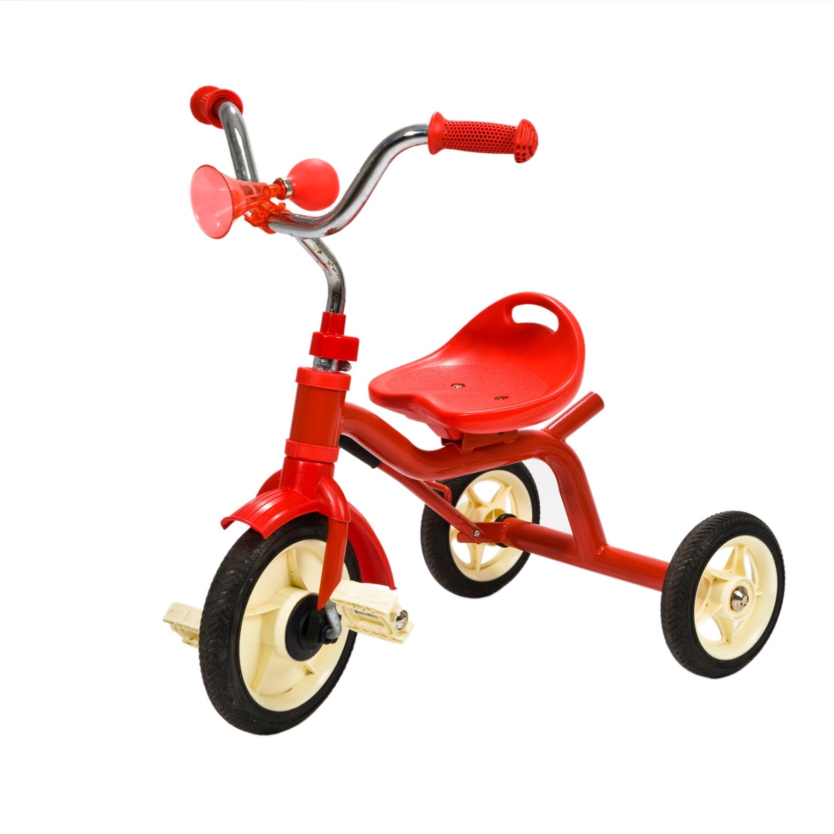 moses Scooter or Bicycle Red 40223 Dino Bicycle Horn for Balance Bike Tricycle 