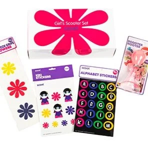Pink Scooter Gift Set