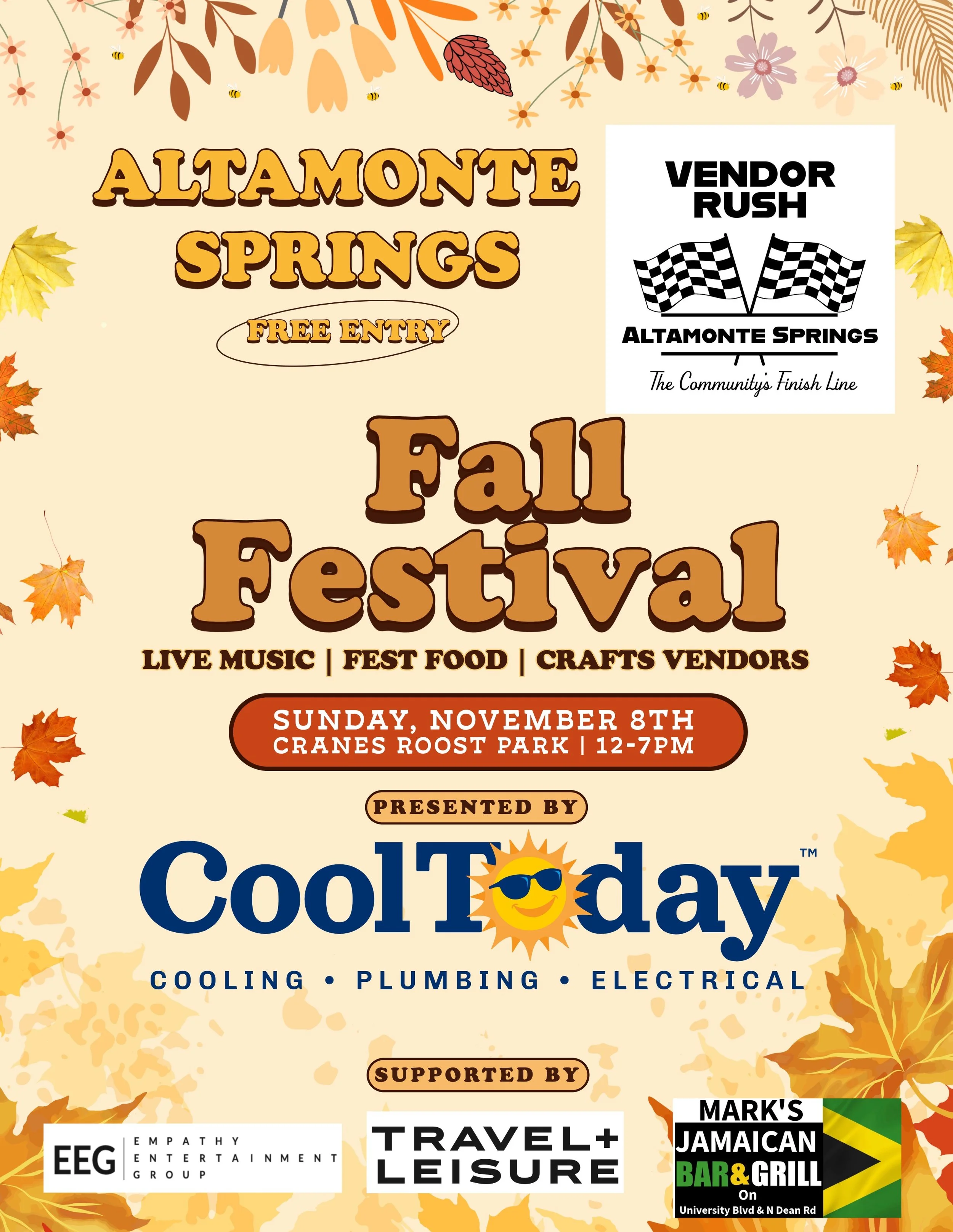 Vendor Rush: Atlamonte Springs | Business & Brand Activation | Nov 8th, 2026 12pm-7pm