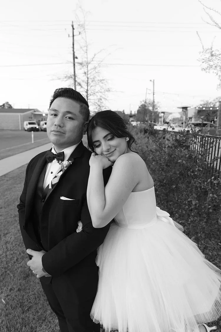 Raleigh Wedding Couple Portrait at Sunset