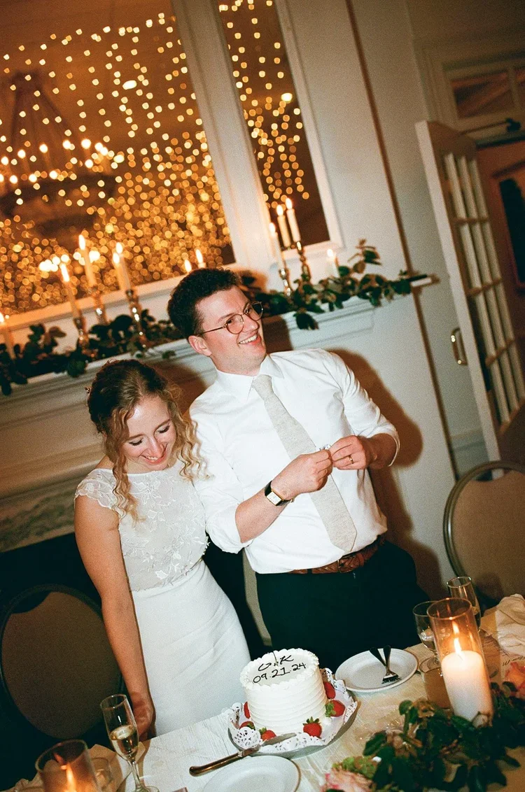 Wedding reception celebration captured by wedding photographers Raleigh.