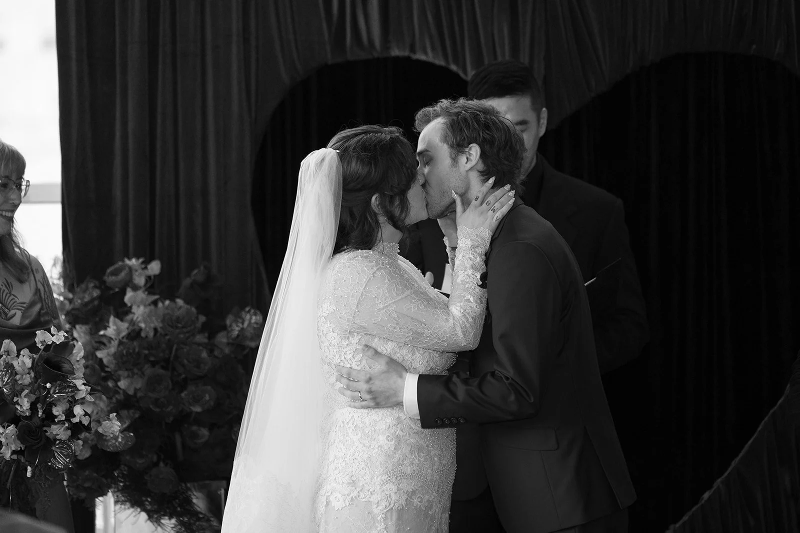 An Intimate, Artful Botanical Lounge Raleigh Wedding