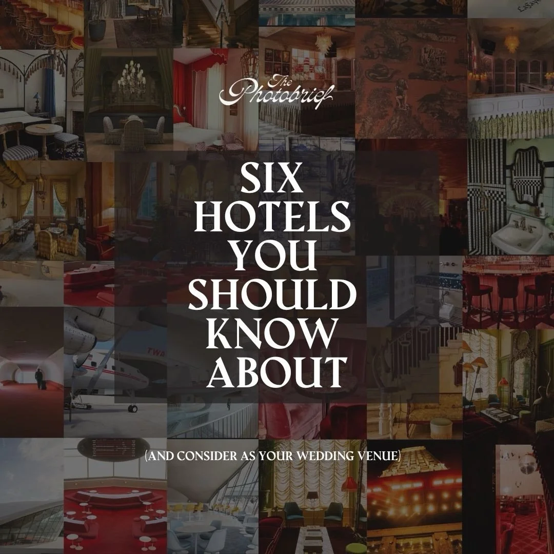 I think having your wedding at a hotel is incredibly underrated. 

As someone who is inspired by great interior design, here are a few of my favorite hotels that I think you should know about: 

1. The Lafayette Hotel- San Diego, California 
@thelafa