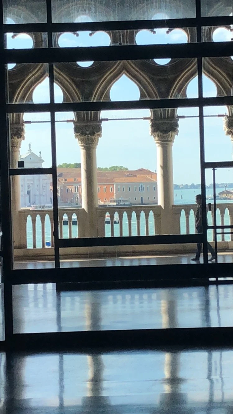 View of the Canal. Doge's Palace in Venice, Italy (original) 