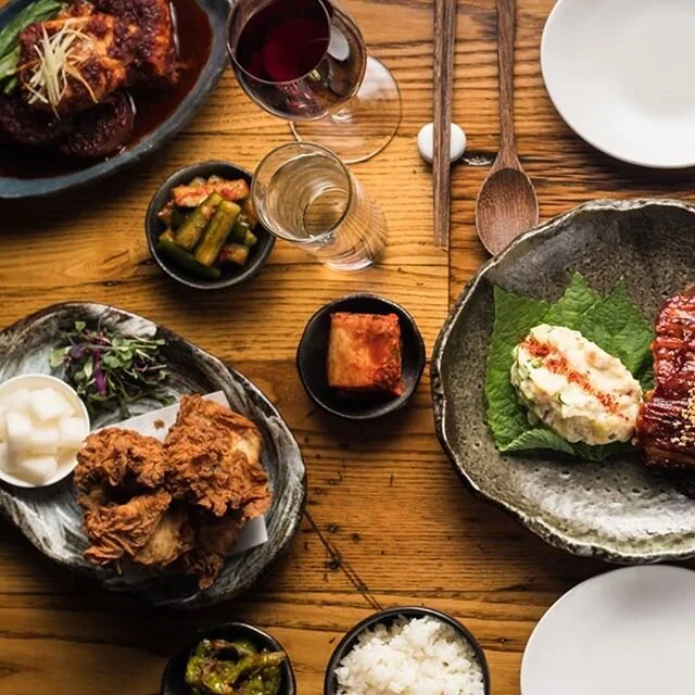 In Korean, Hanjan 한잔 literally translates into one drink. Han 한 means one, and jan 잔 is a glass you drink out of. When you want to meet with a friend, it's common to say something like, 한잔할까? or shall we grab one drink?

In @hoonikim's upcoming book,