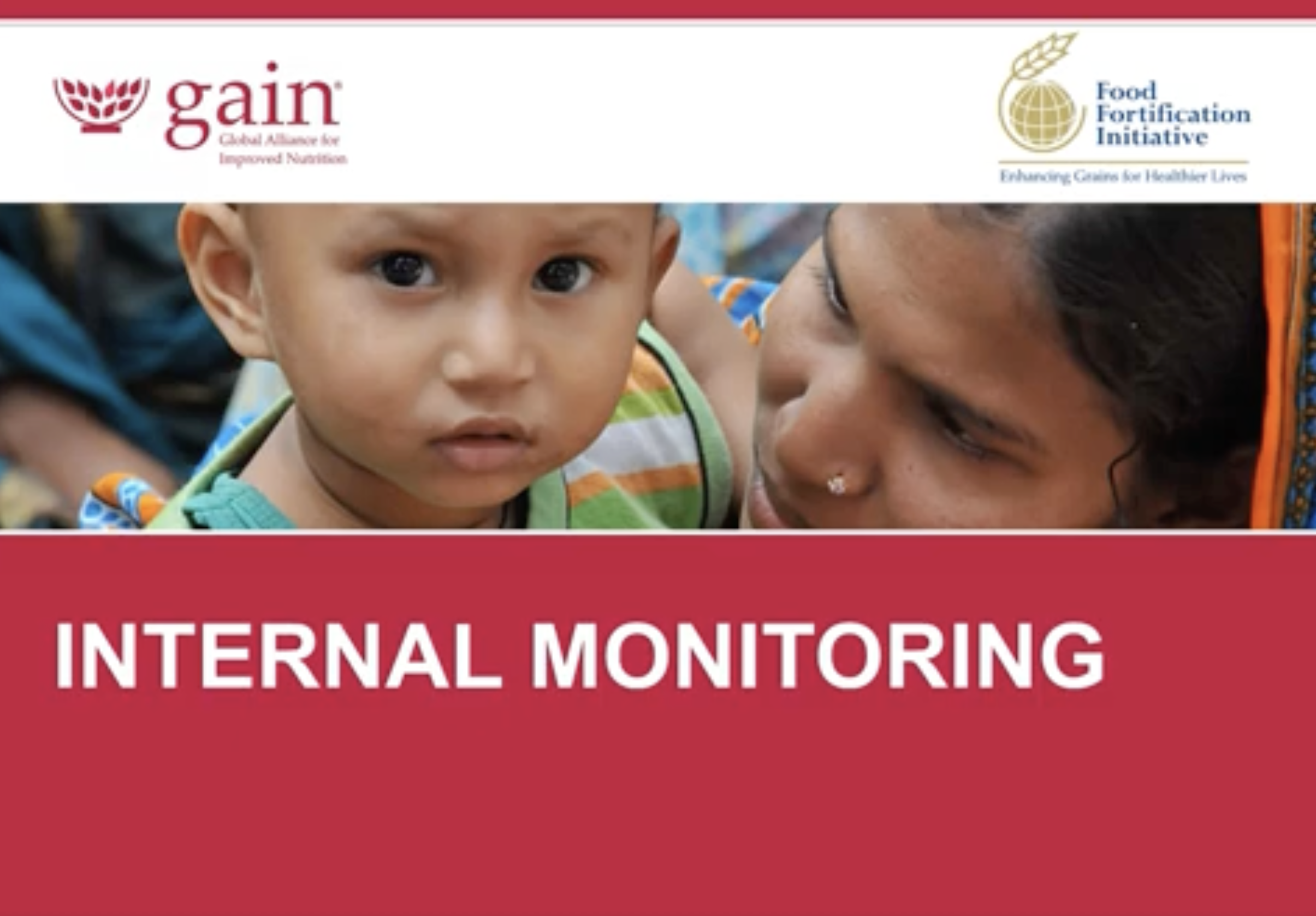 7. Internal Monitoring 