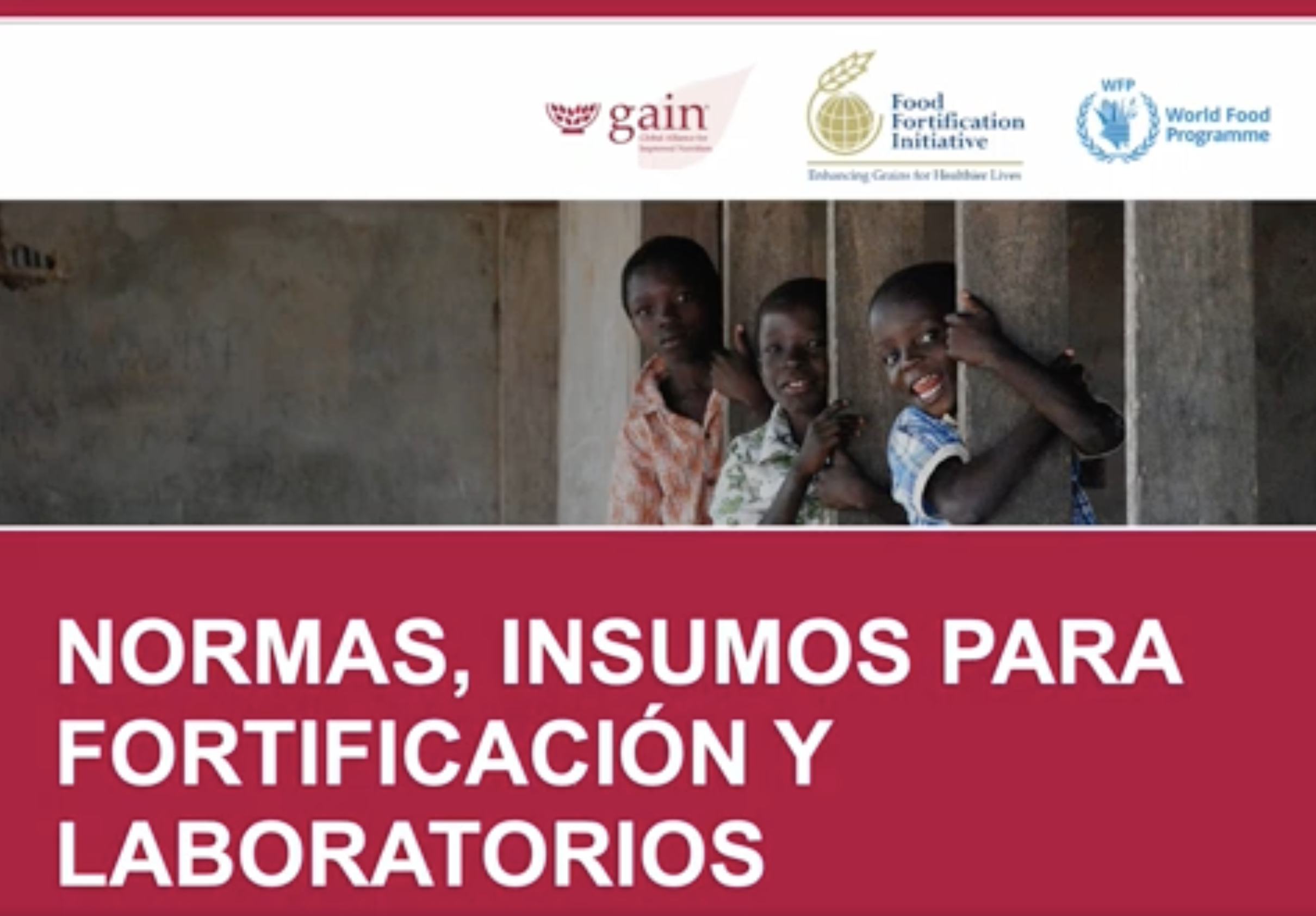 6. Standards, Fortificant Inputs, and Laboratories