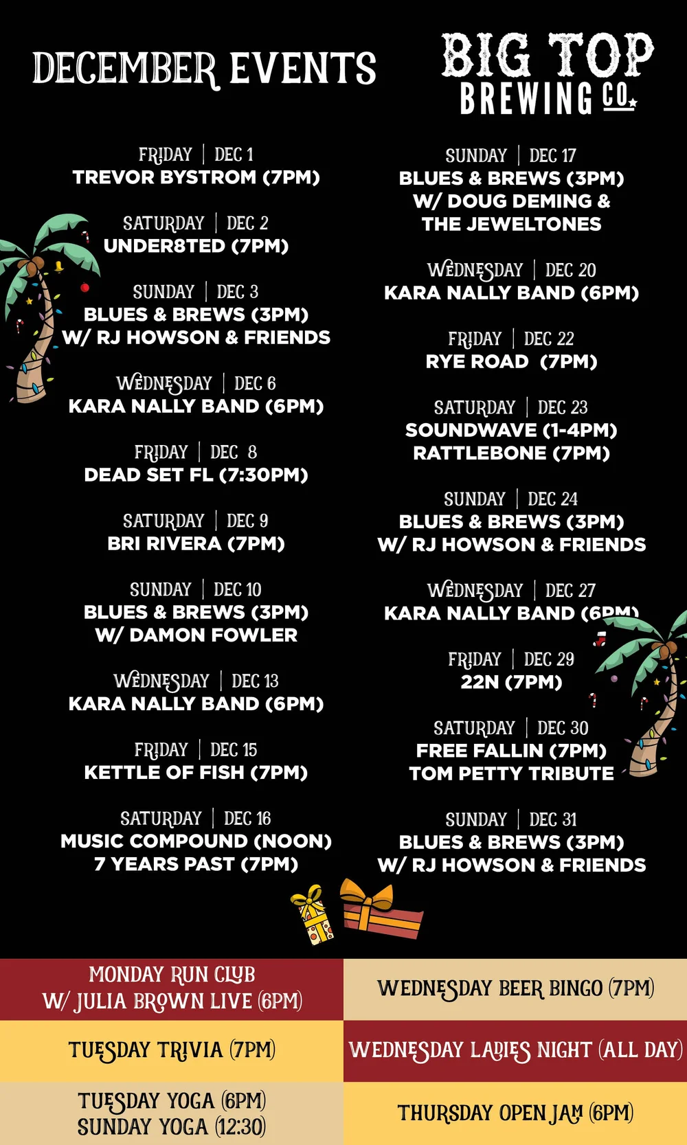 Sarasota Events — Big Top Brewing Company