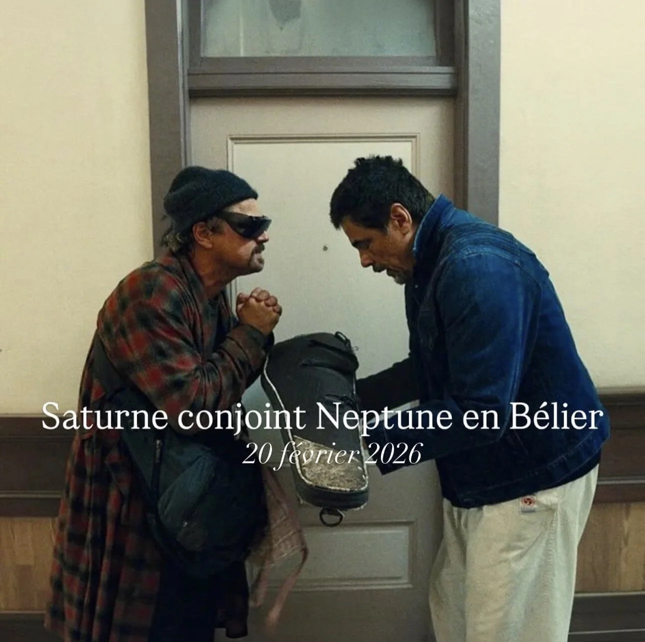 C O N J O N C T I O N  S A T U R N E  -  N E P T U N E 0° du Bélier - 20 février 2026