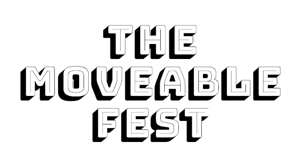Bubbled letters logo for The Moveable Fest