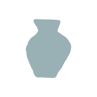 Blue vase icon
