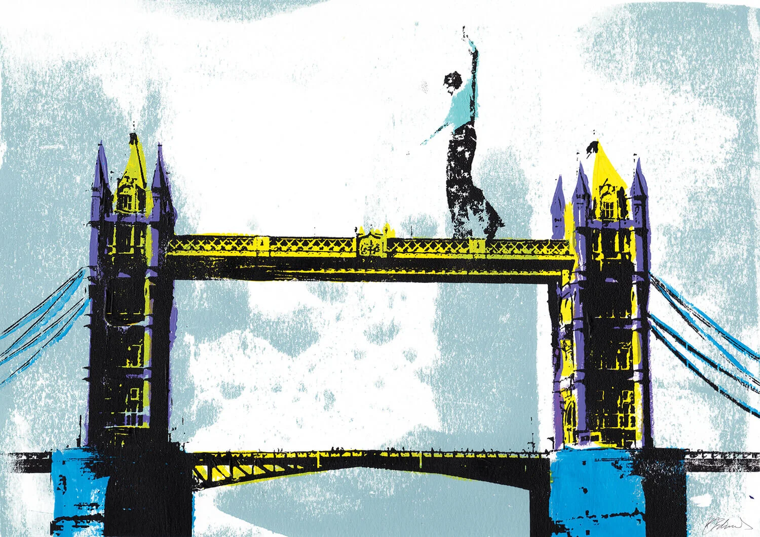 pizza_express_london_tower_bridge_balance_screenprint_katie_edwards_illustration..jpg