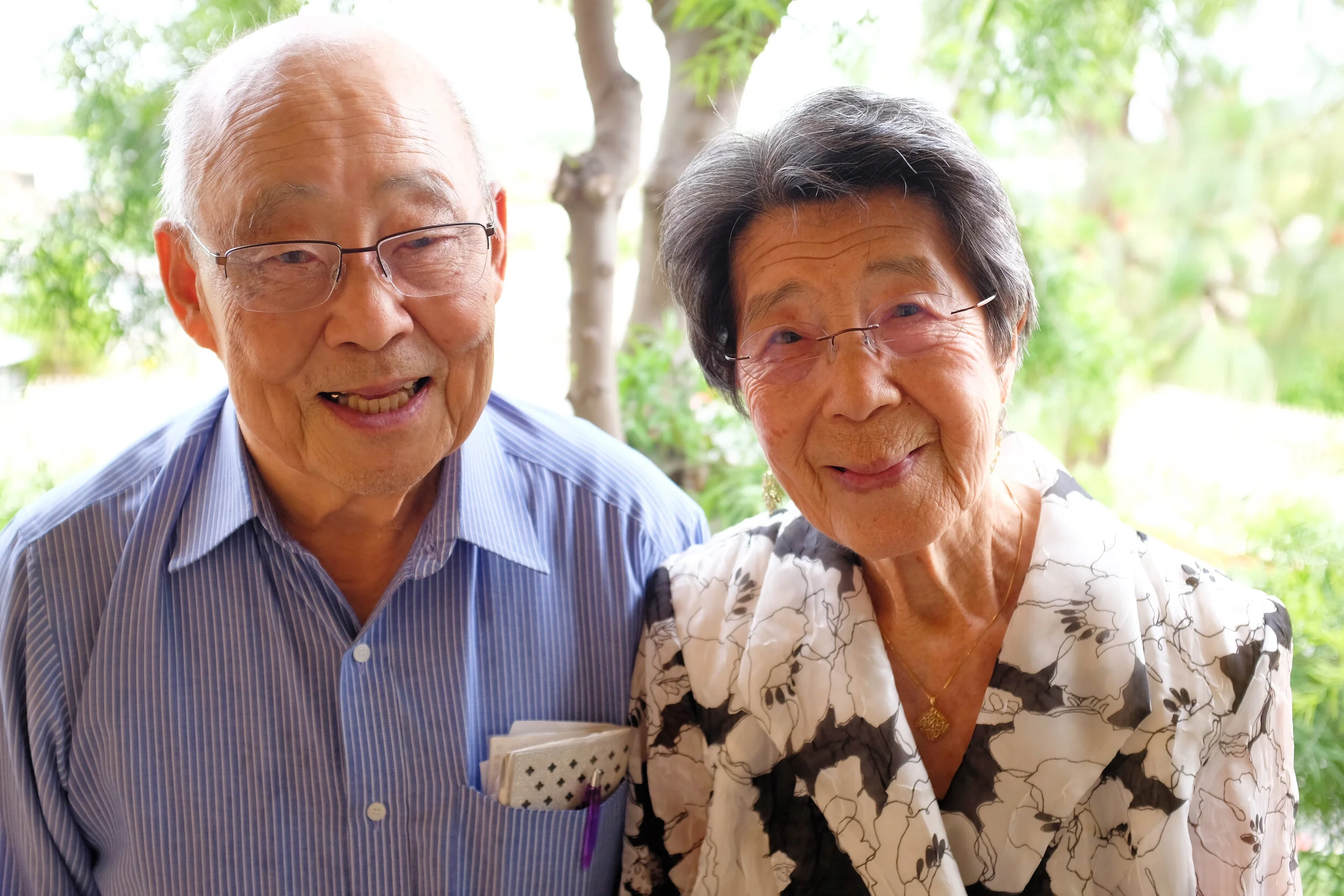 Shig and May at Freedom Village June 2019.jpg
