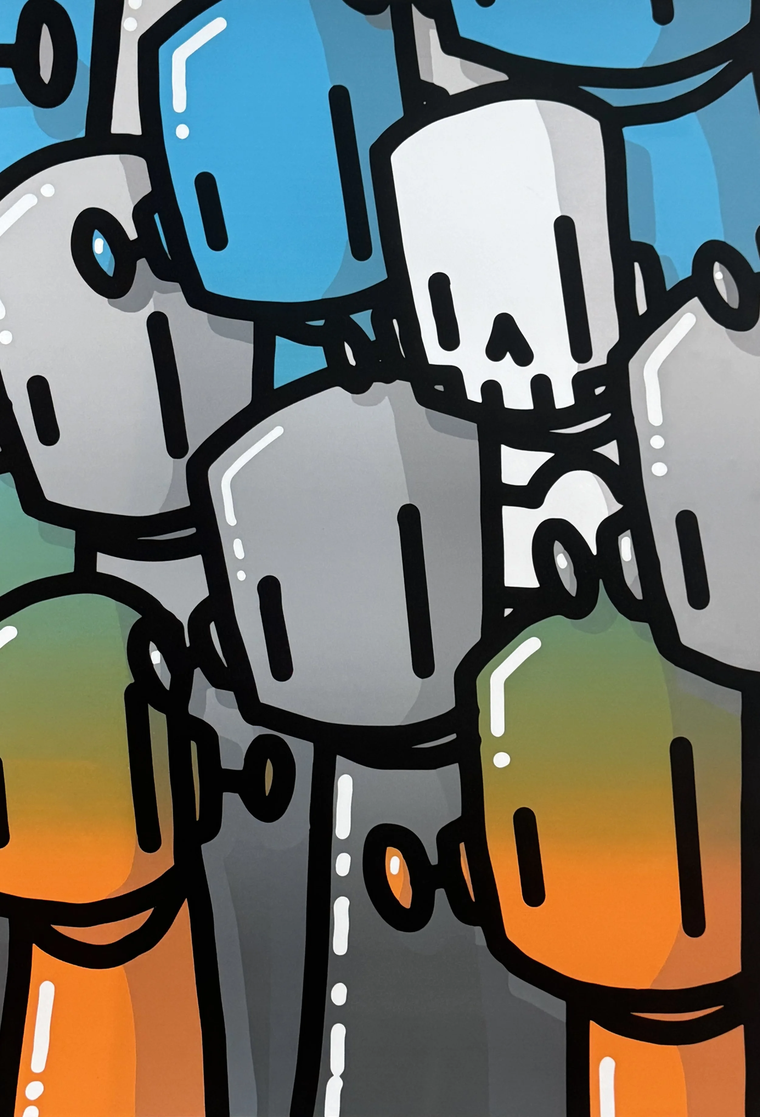 Chris RWK - Trying to Fit In - Premium Screen Print